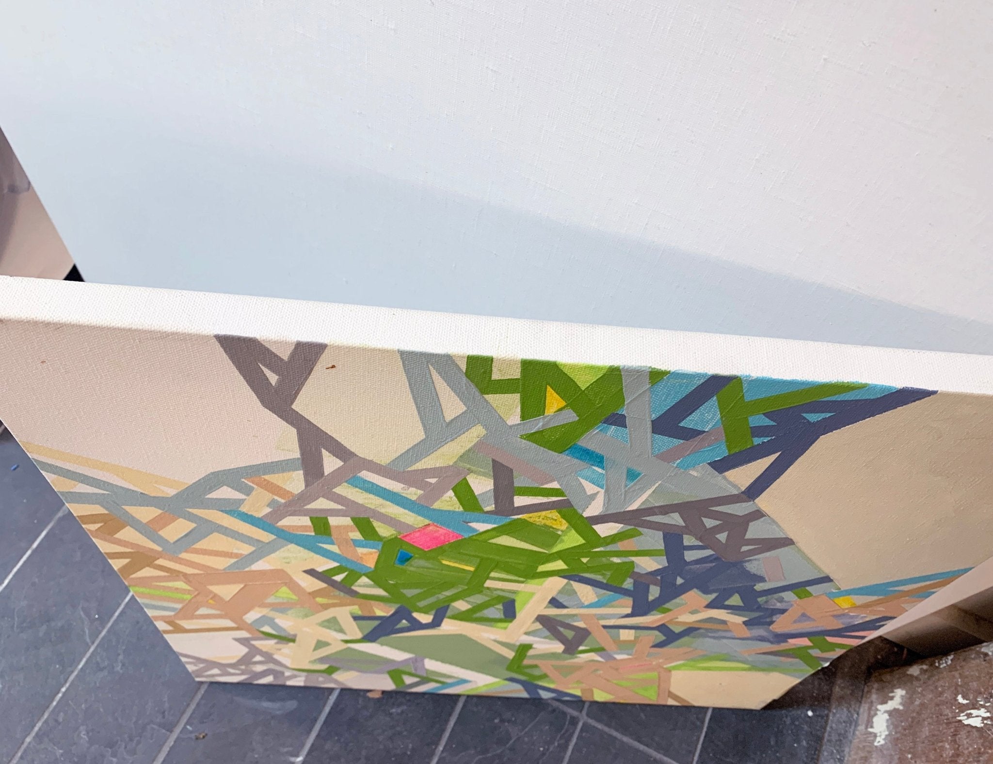 Enchantment Urduu - Philippe Halaburda - Abstract Painting - Ideelart