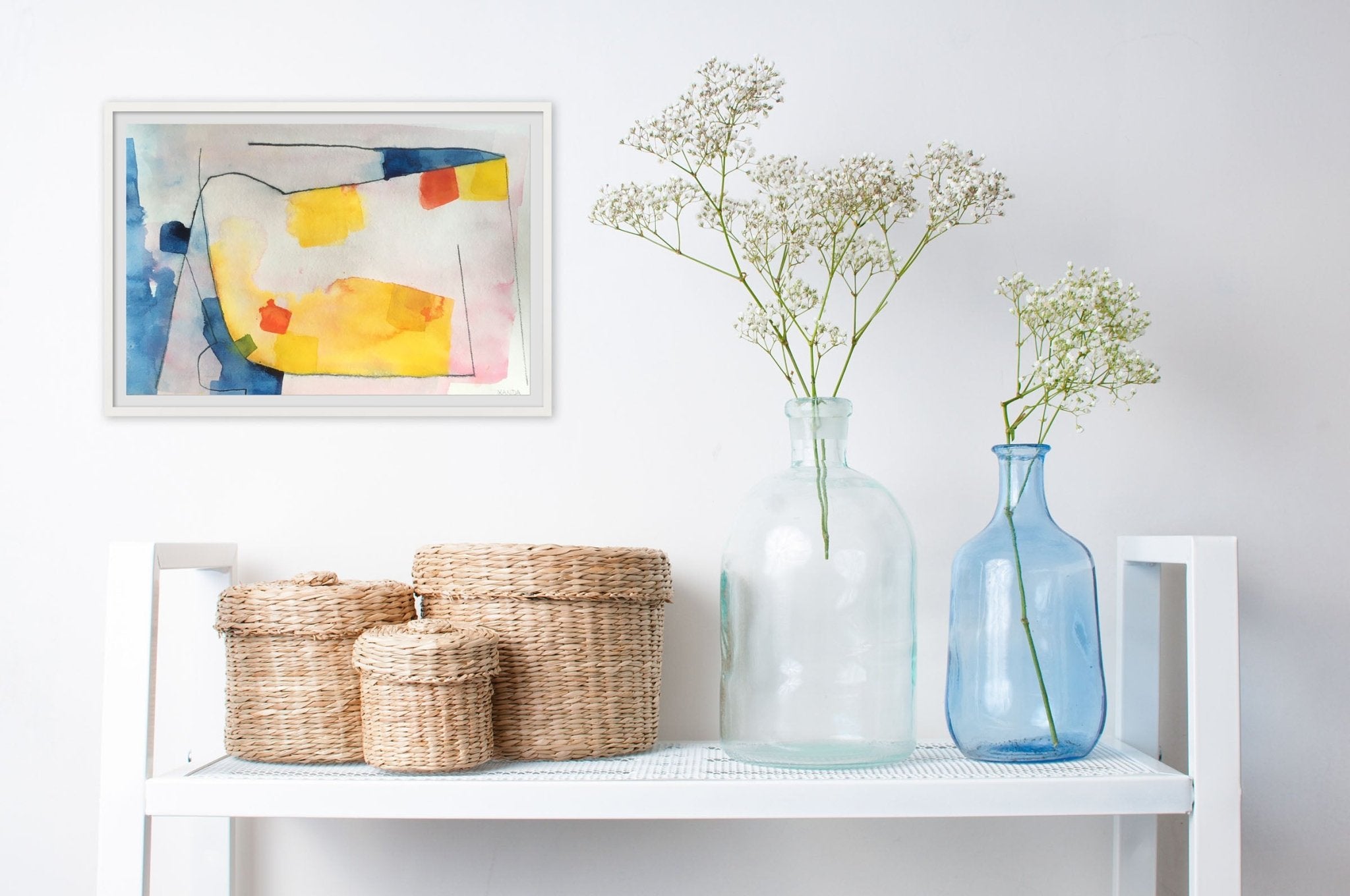 RV Float - Xanda McCagg - Abstract Painting - Ideelart