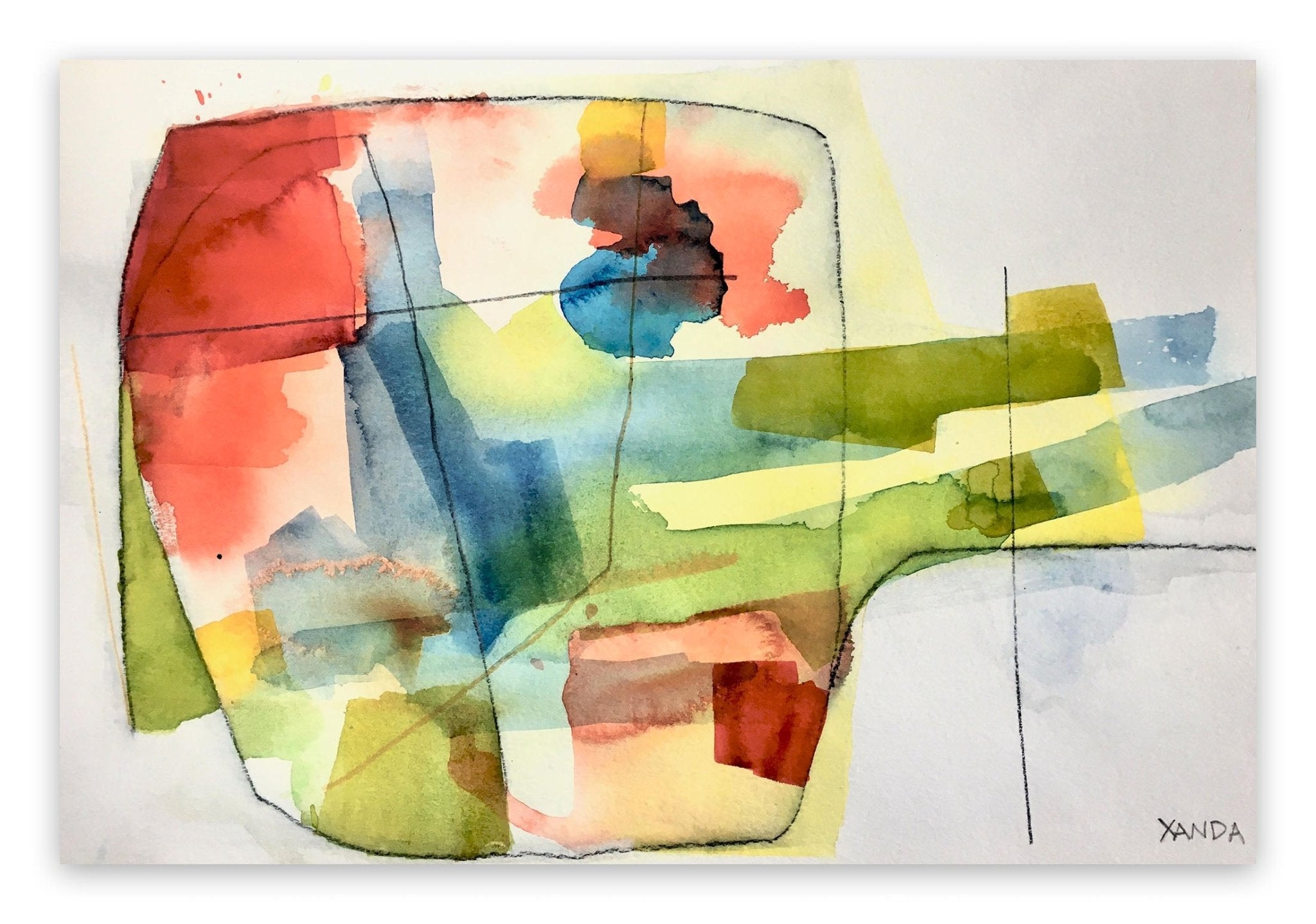 8RV - Xanda McCagg - Abstract Painting - Ideelart