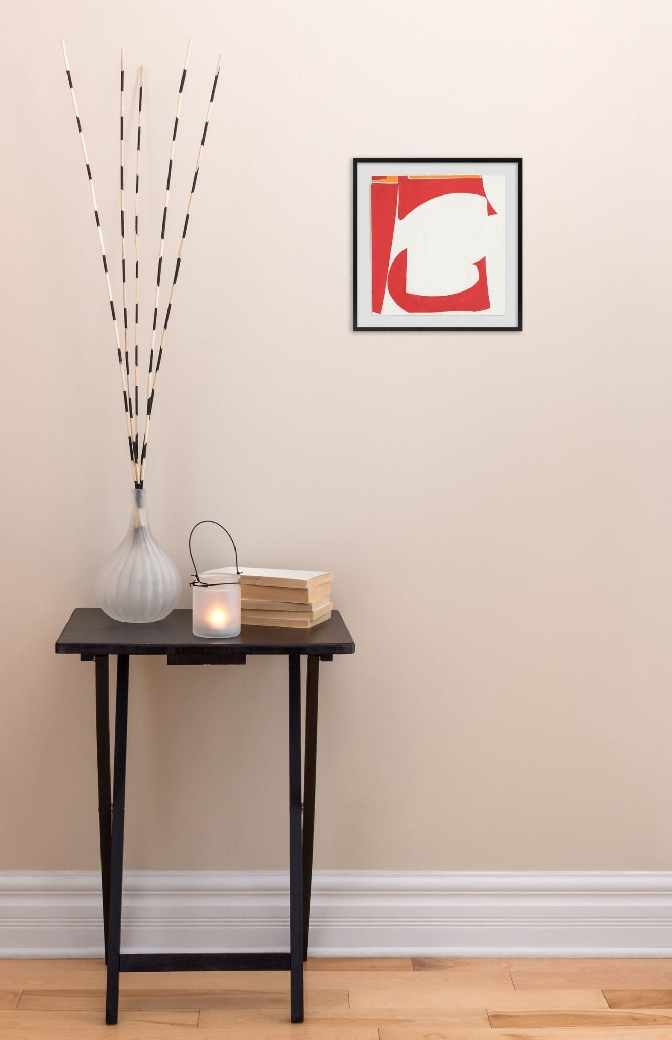 Covers 13 Red Orange - Joanne Freeman - Abstract Painting - Ideelart