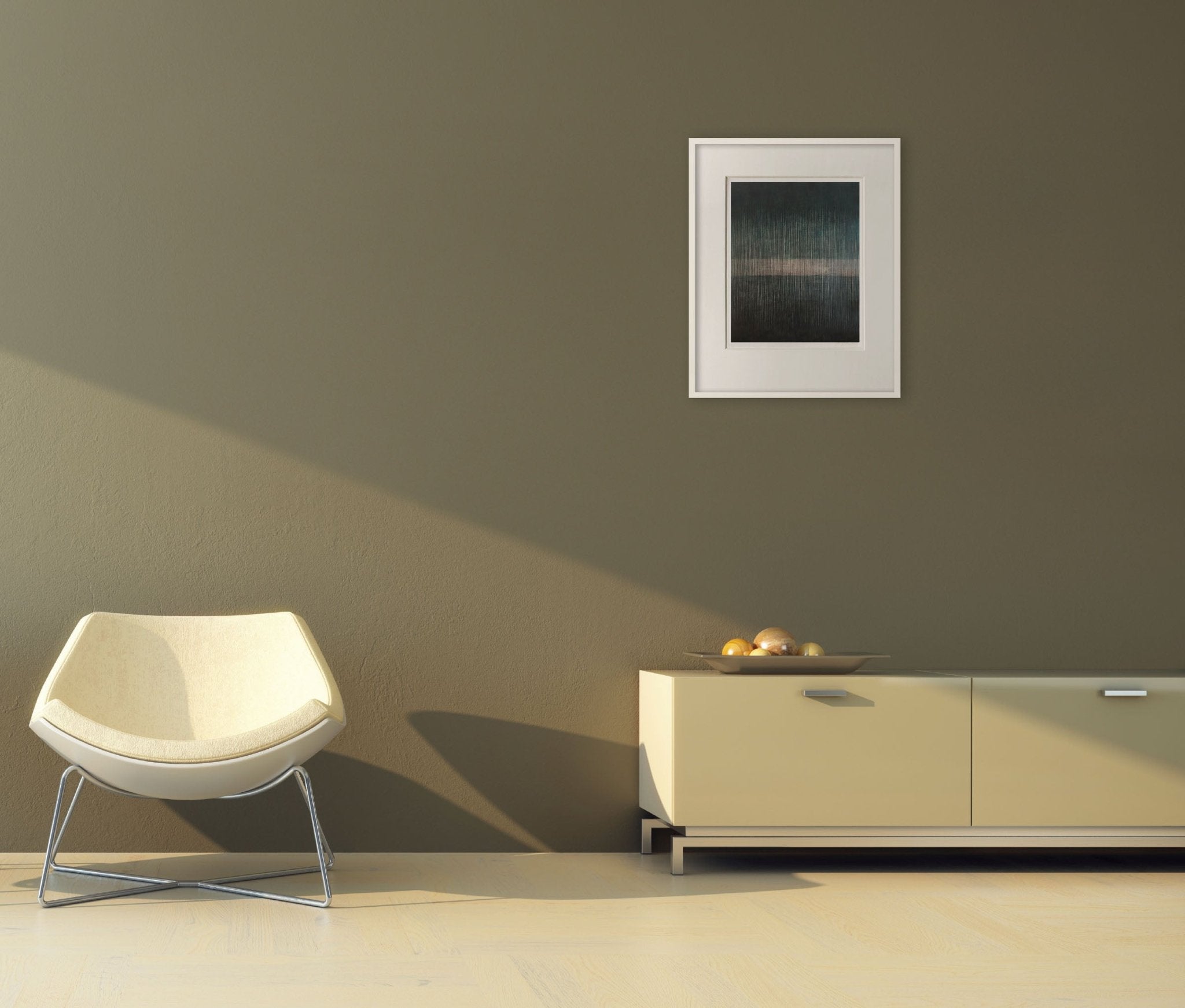 Indigo Vibration - Janise Yntema - Abstract Painting - Ideelart