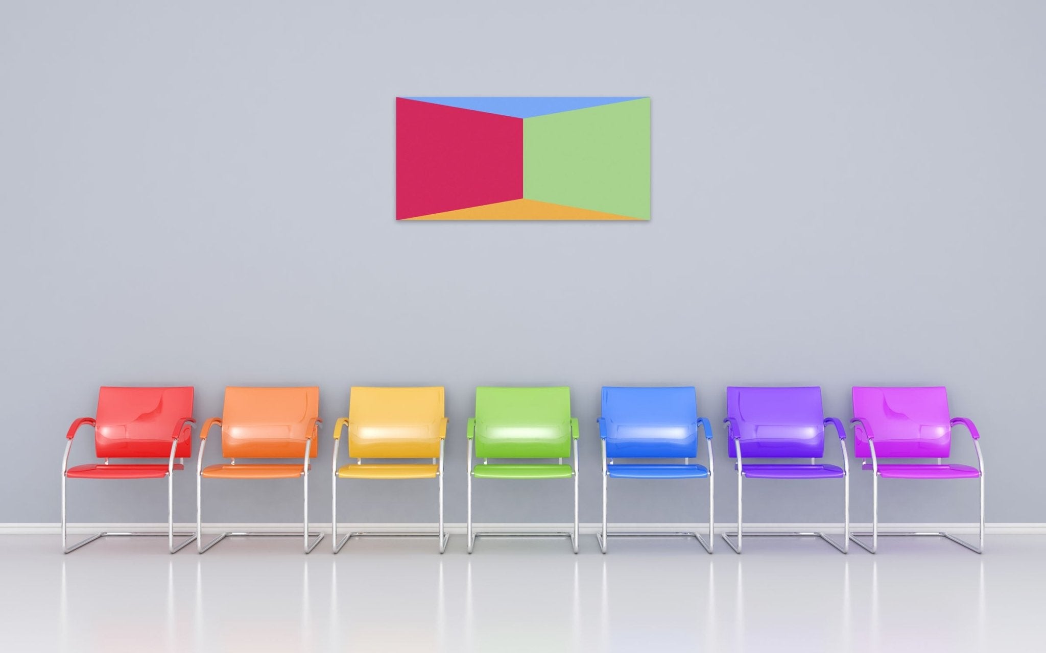 Capital Butterfly - Brent Hallard - Abstract Painting - Ideelart