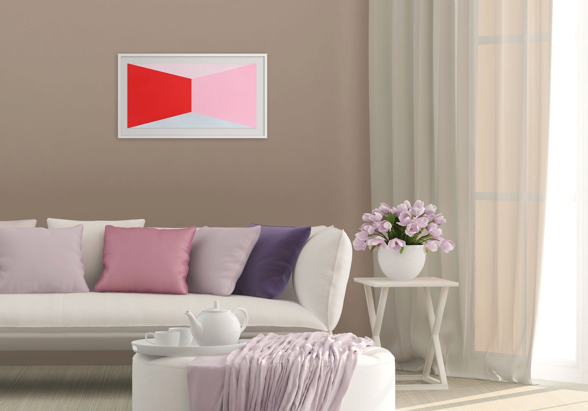 Bondi Bathers Butterfly - Brent Hallard - Abstract Painting - Ideelart