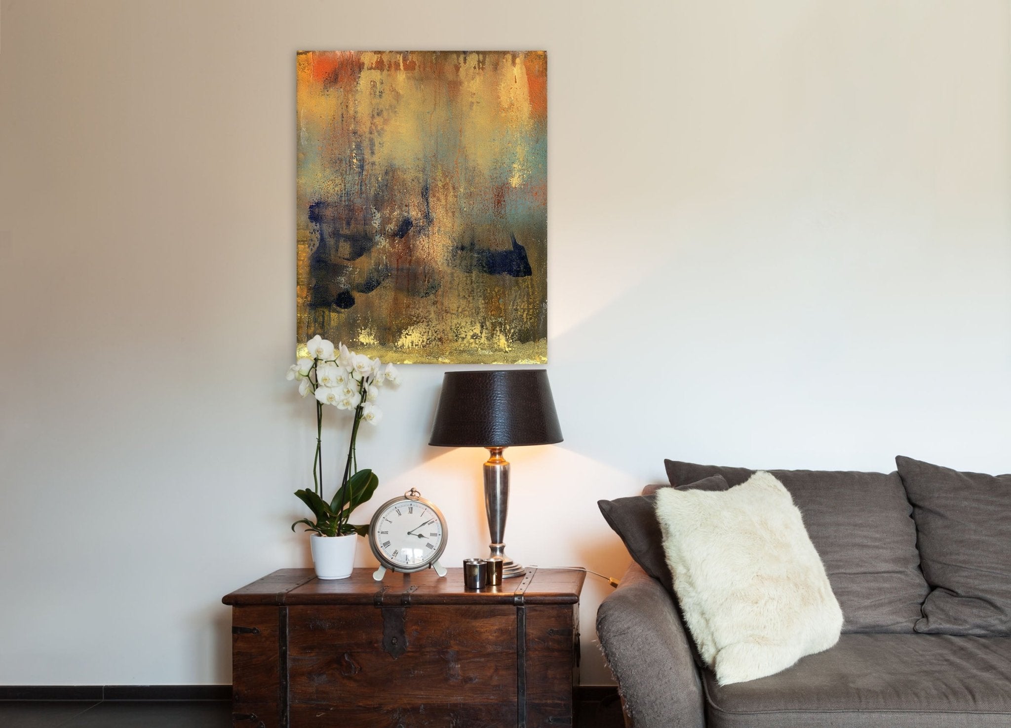 Conservatory of Sighs 5 - Yari Ostovany - Abstract Painting - Ideelart