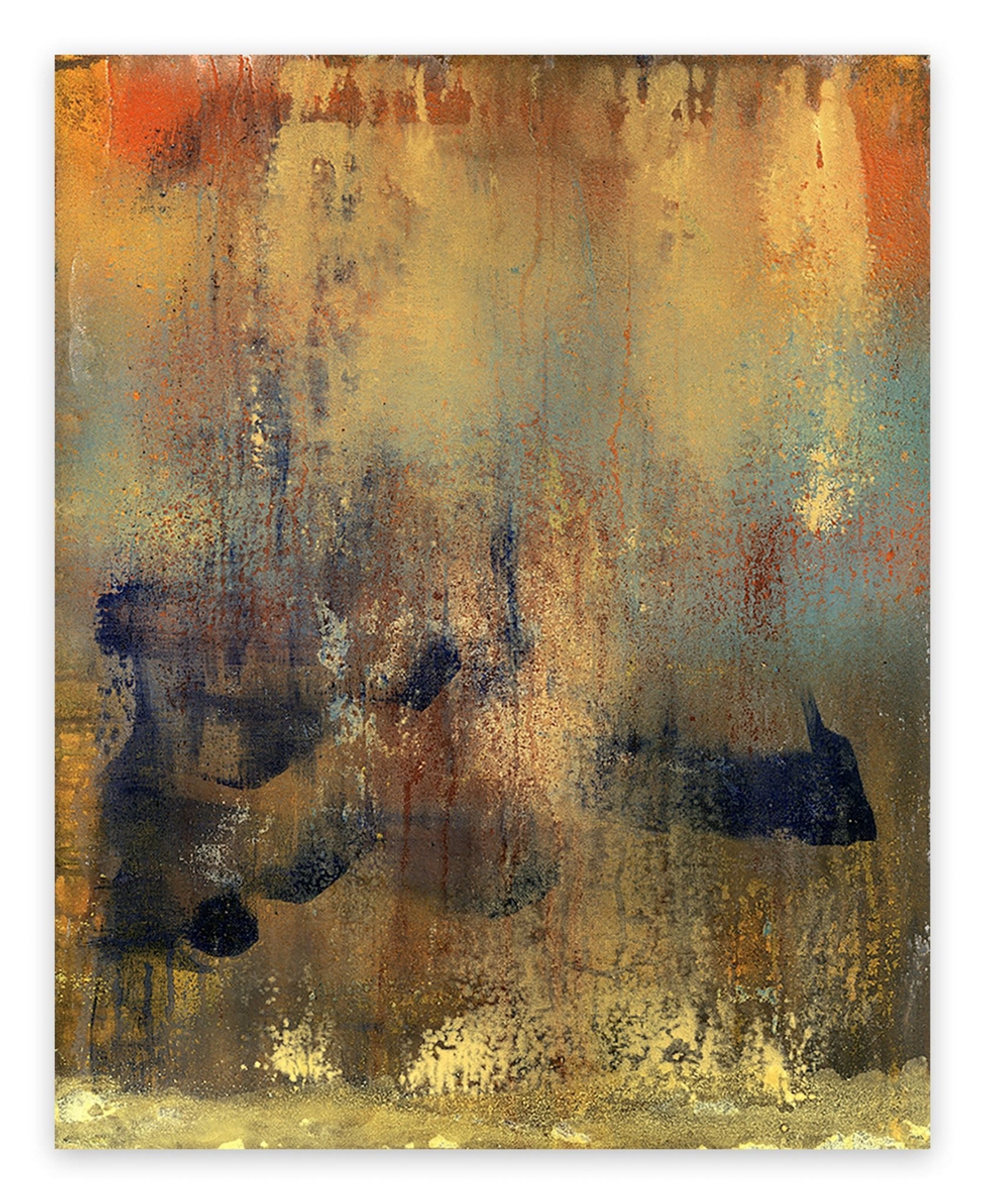 Conservatory of Sighs 5 - Yari Ostovany - Abstract Painting - Ideelart