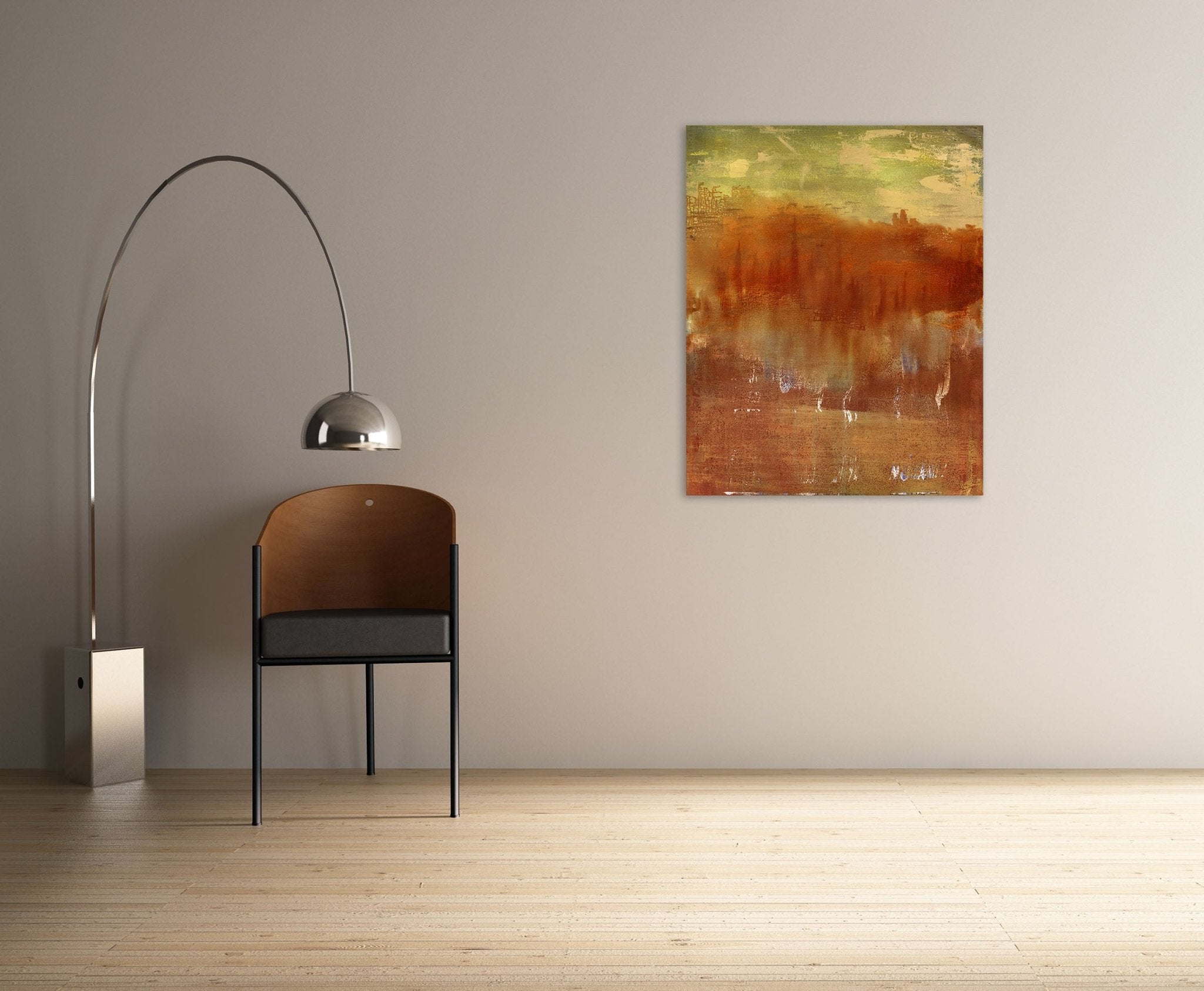 Nostalghia (for Andrei Tarkovsky) - Yari Ostovany - Abstract Painting - Ideelart