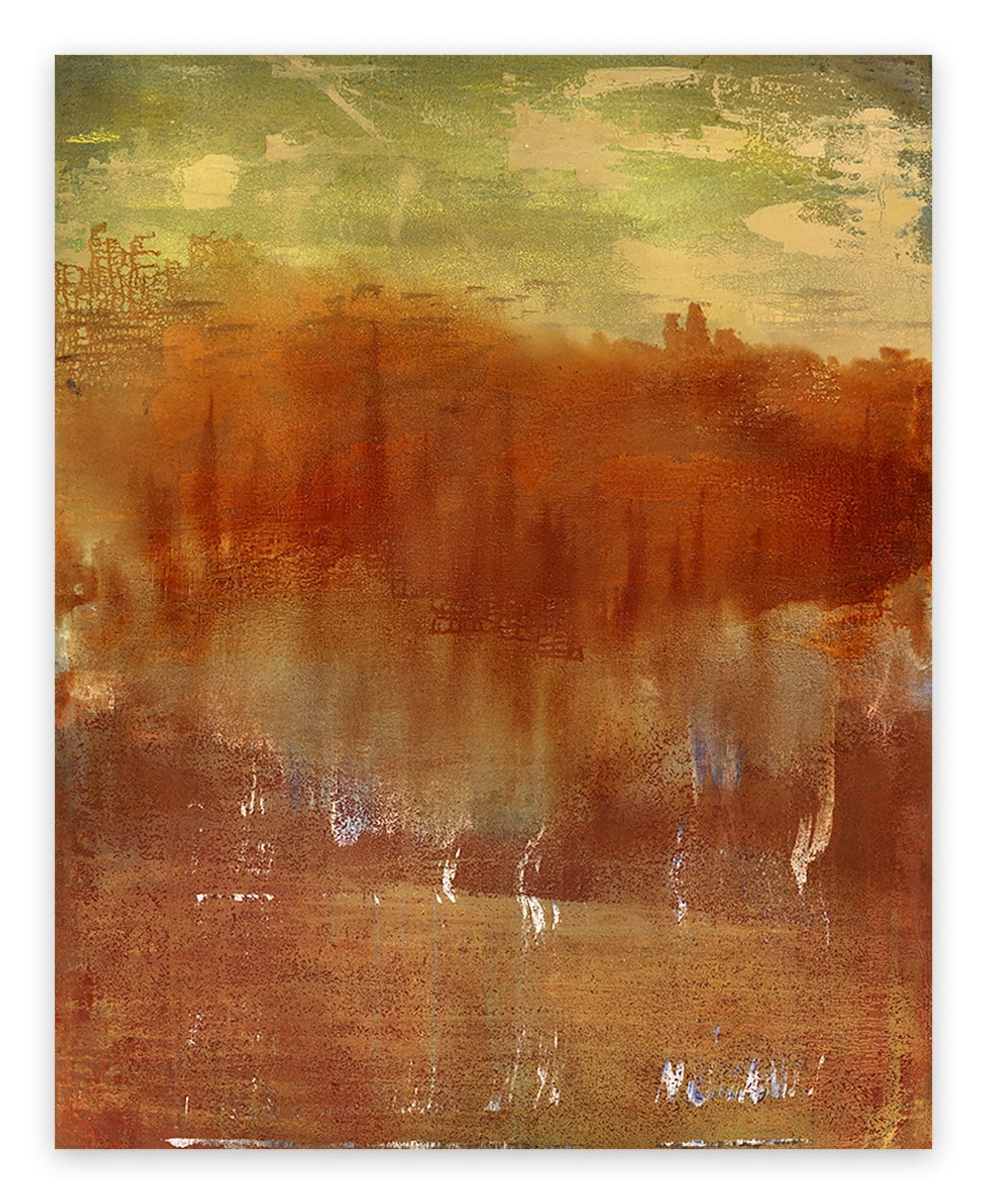Nostalghia (for Andrei Tarkovsky) - Yari Ostovany - Abstract Painting - Ideelart