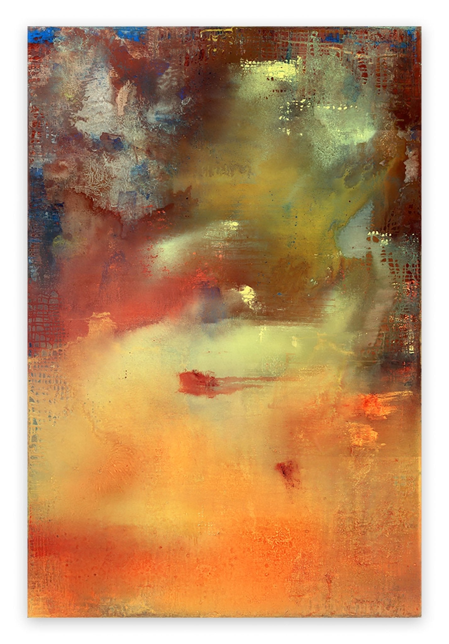 Simorgh Descending III - Yari Ostovany - Abstract Painting - Ideelart