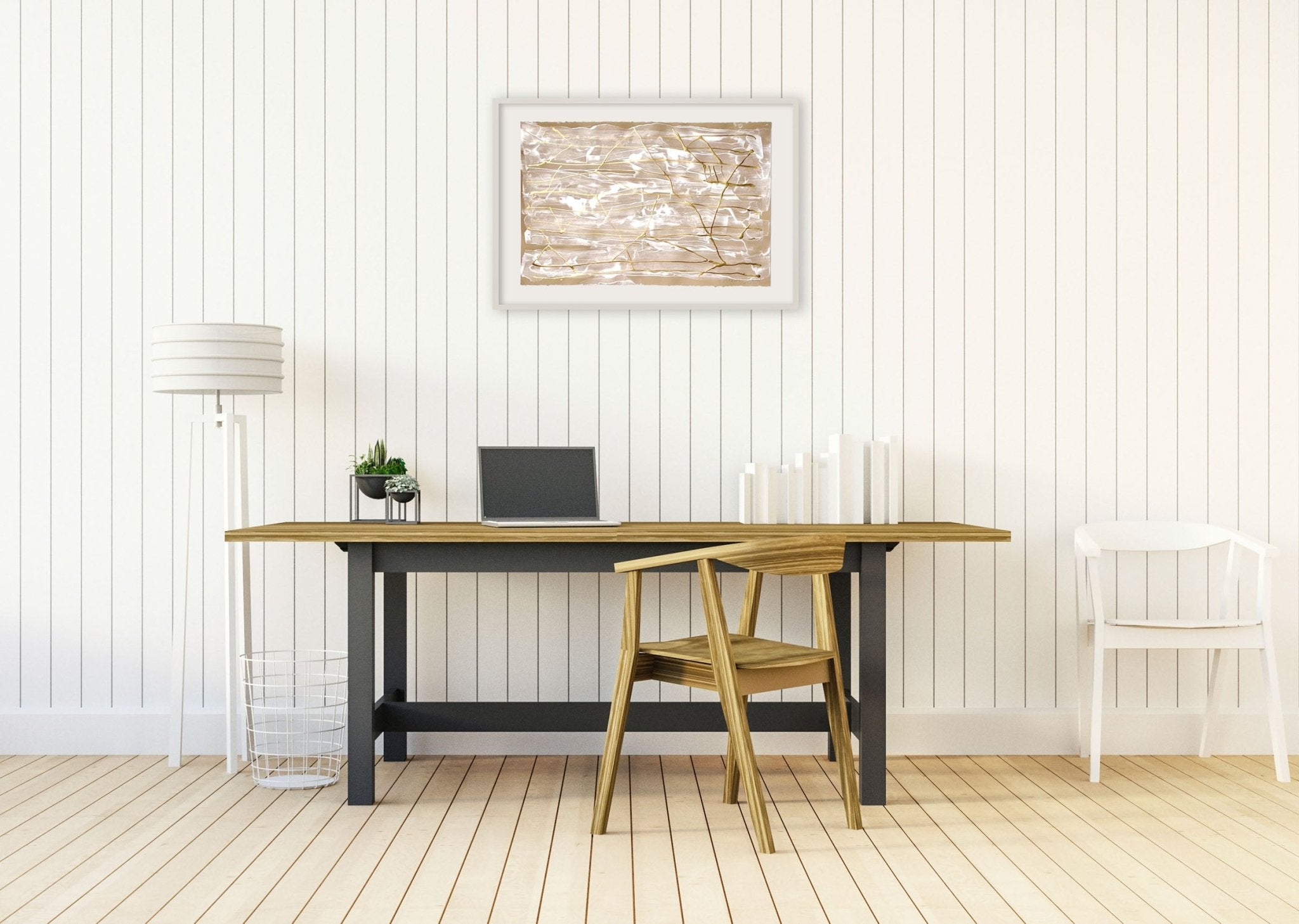 Sun in the balance - Gudrun Mertes - Frady - Abstract Painting - Ideelart