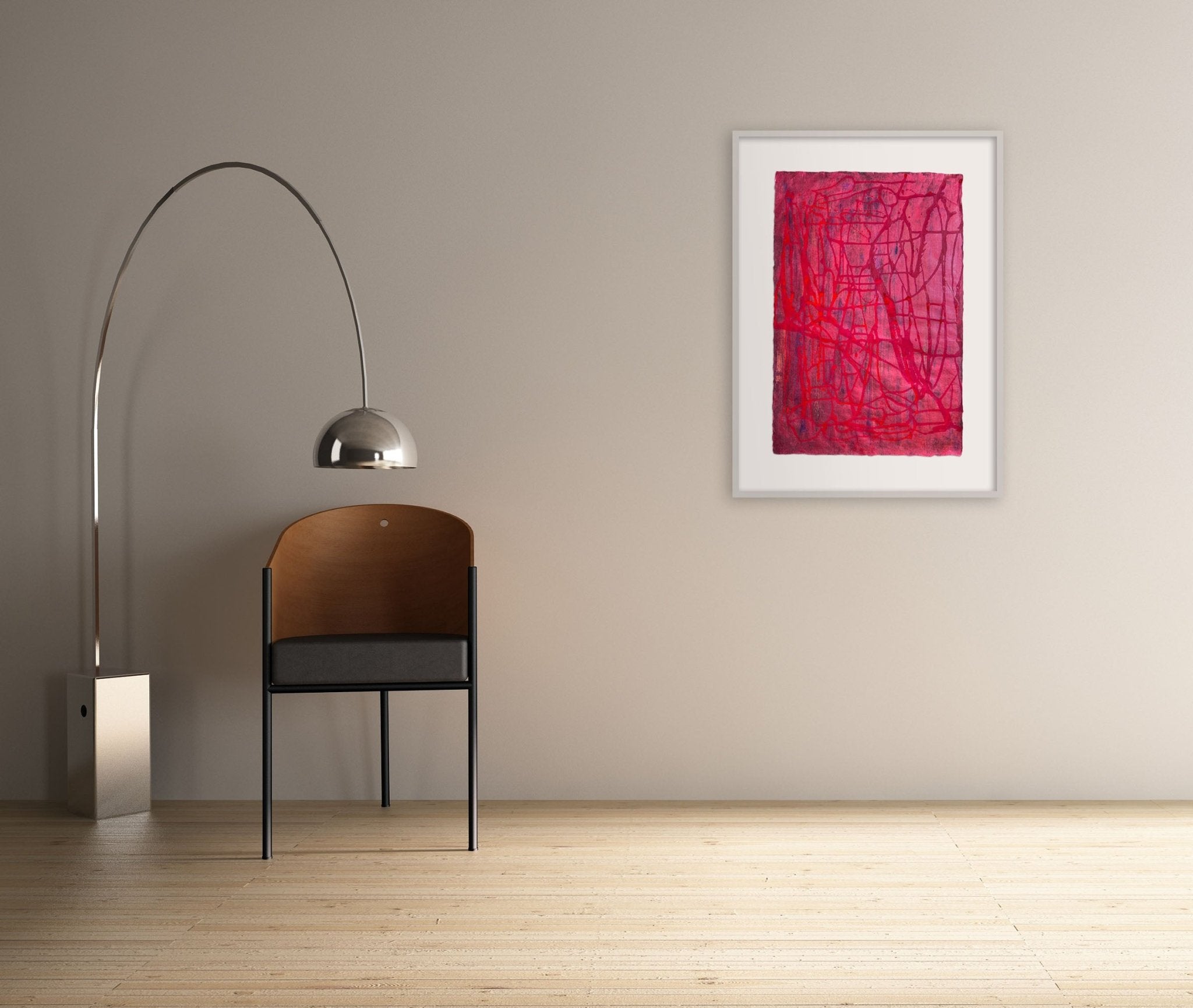 Fire and ice - Gudrun Mertes - Frady - Abstract Painting - Ideelart