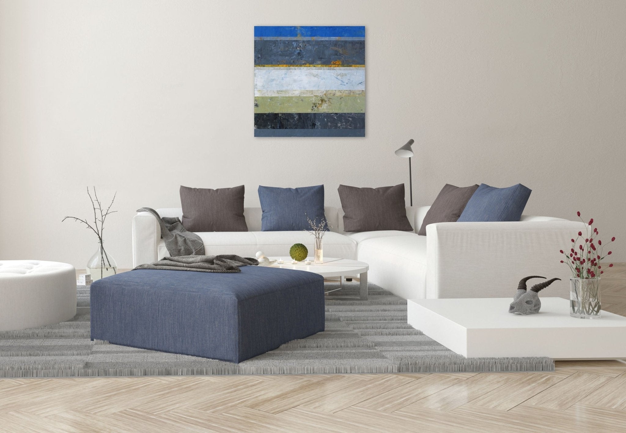 Andrew's Refrain - Clay Johnson - Abstract Painting - Ideelart