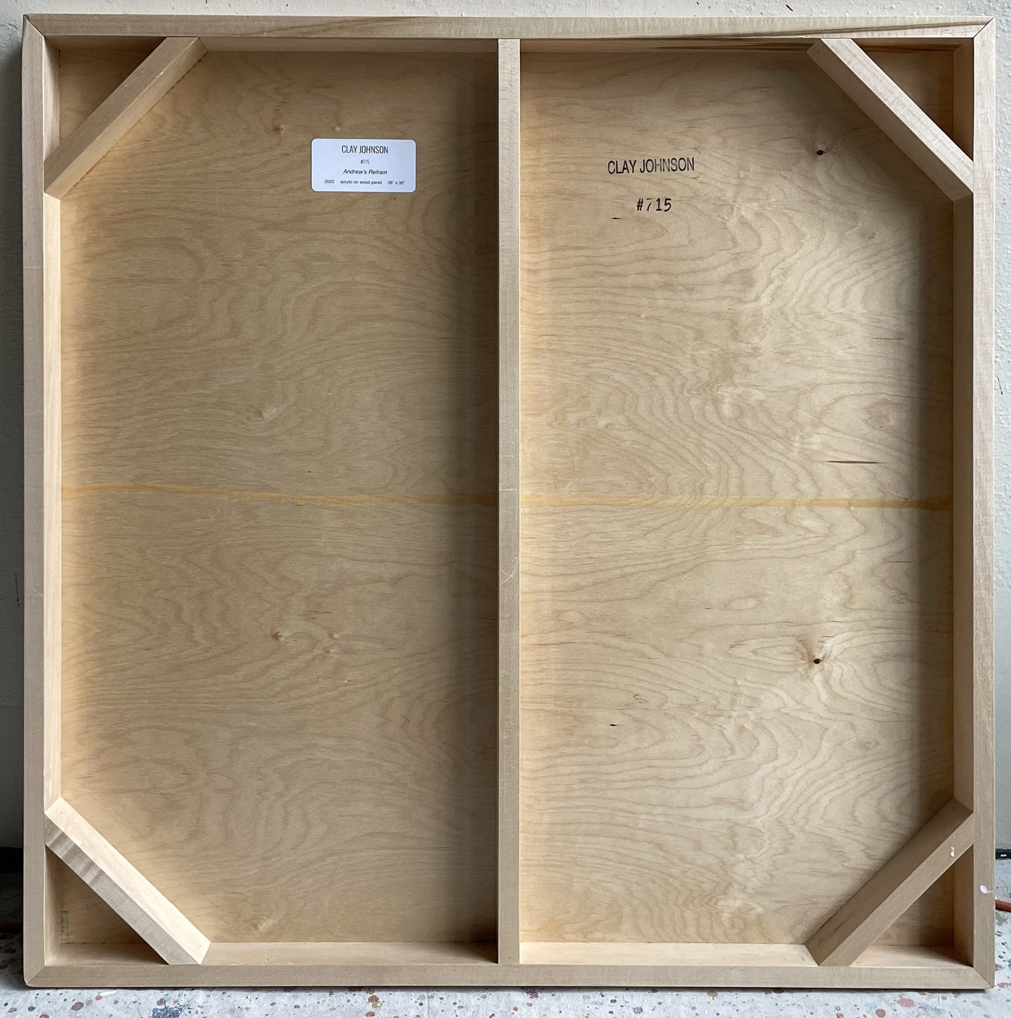 Andrew's Refrain - Clay Johnson - Abstract Painting - Ideelart