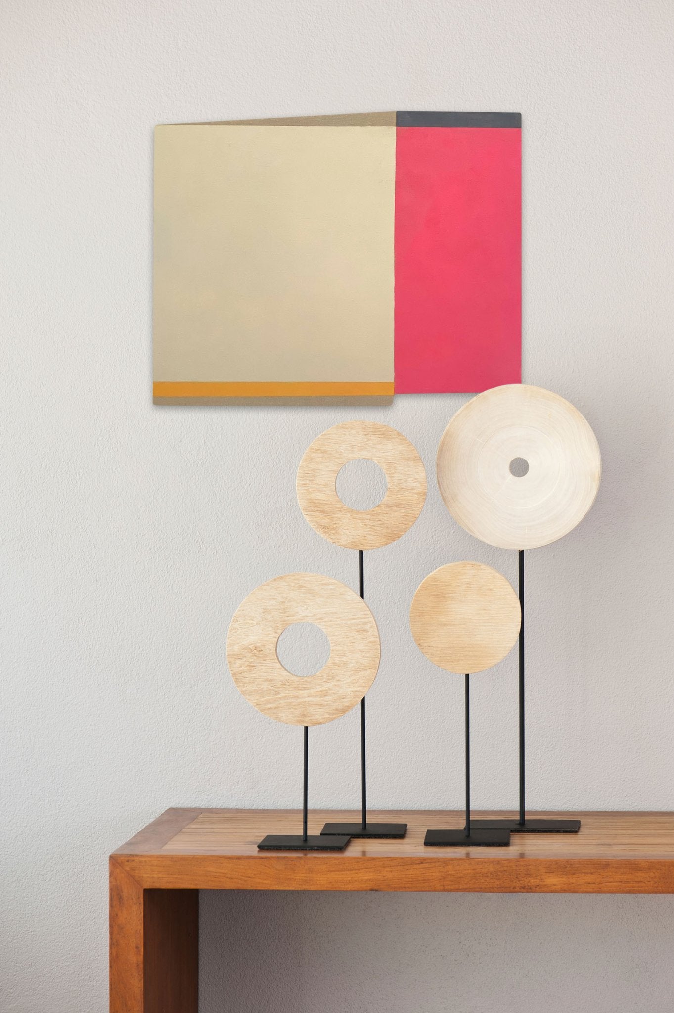 Red C - Elizabeth Gourlay - Abstract Painting - Ideelart