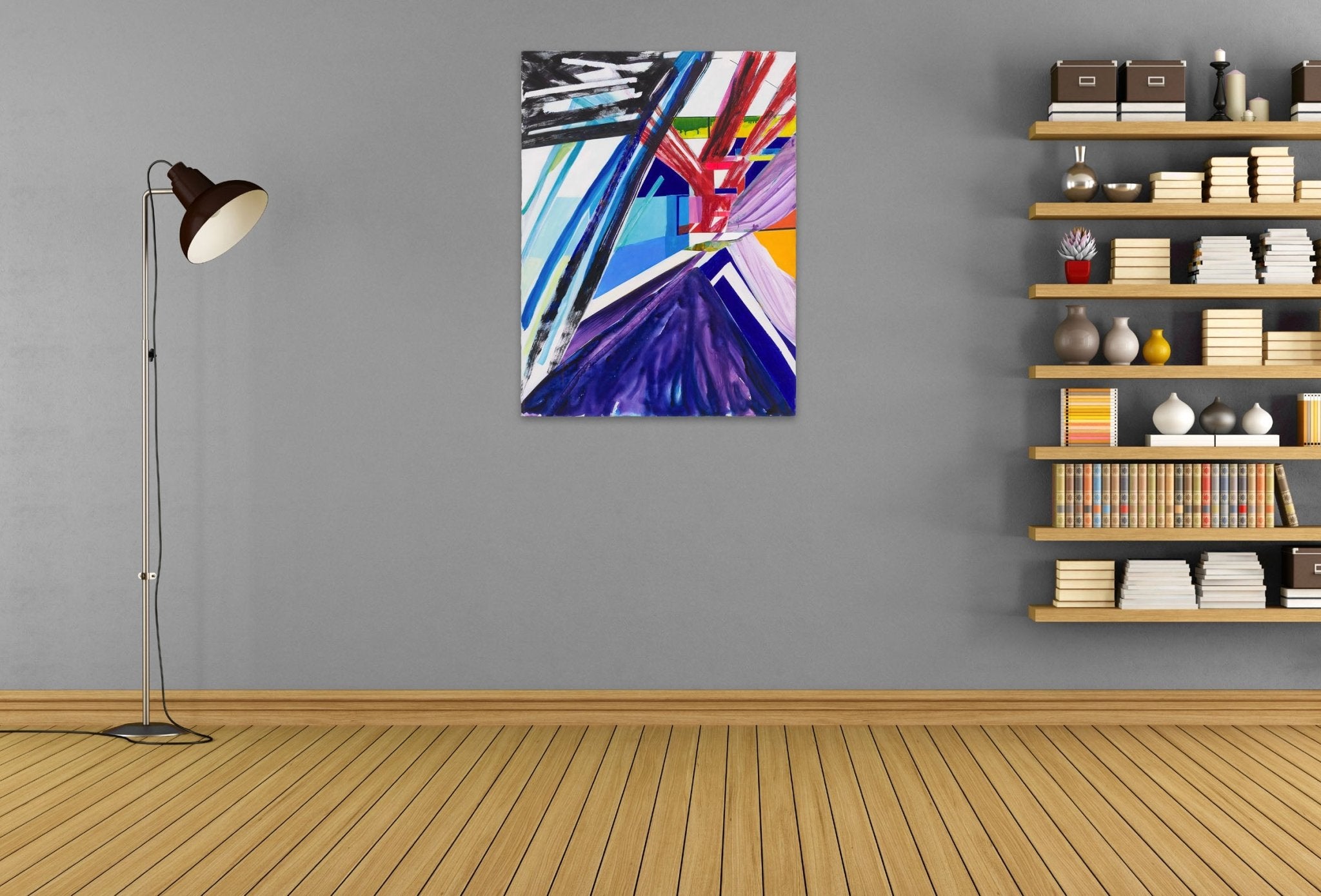 Interiors - Laura Newman - Abstract Painting - Ideelart