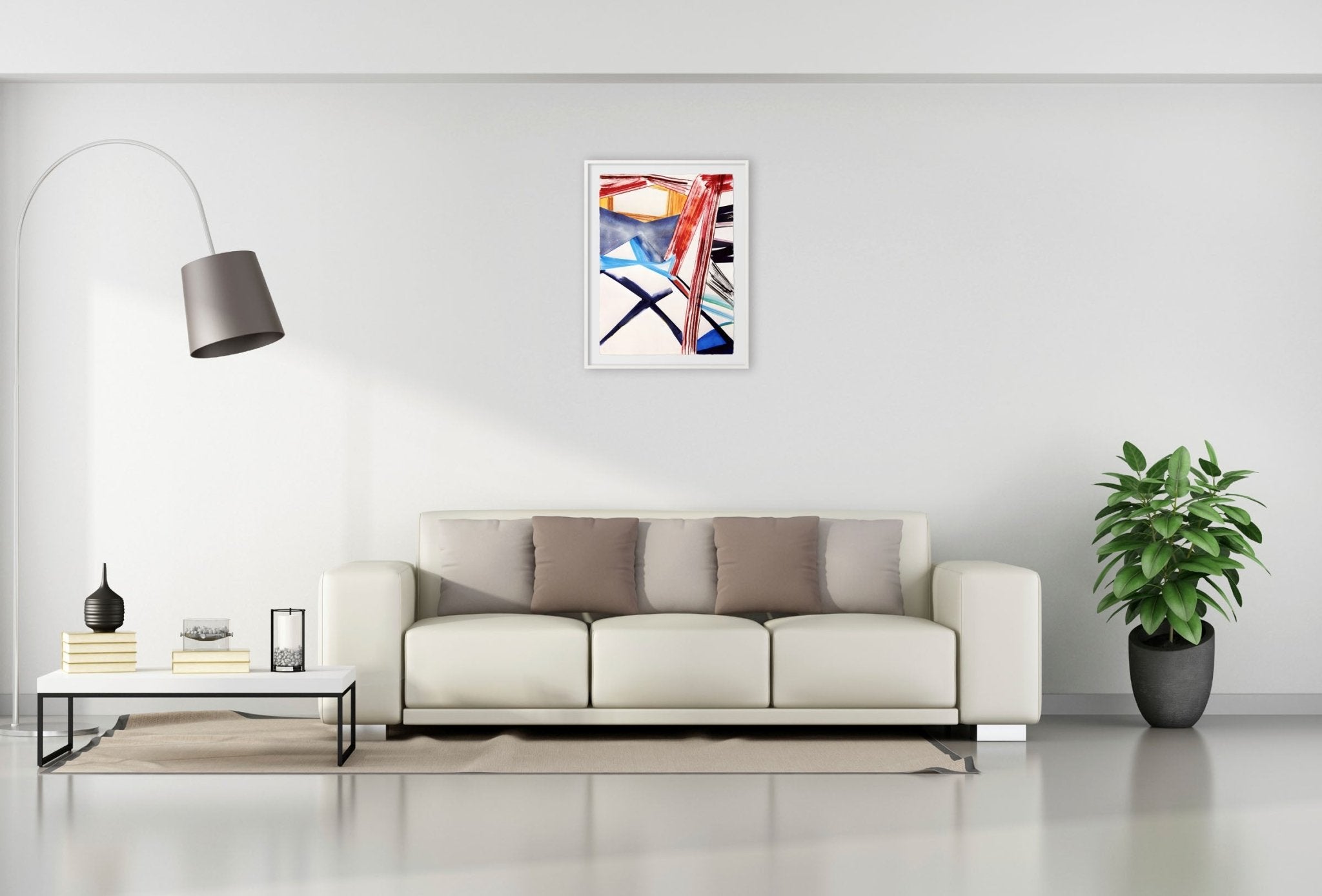 Jette - Laura Newman - Abstract Painting - Ideelart