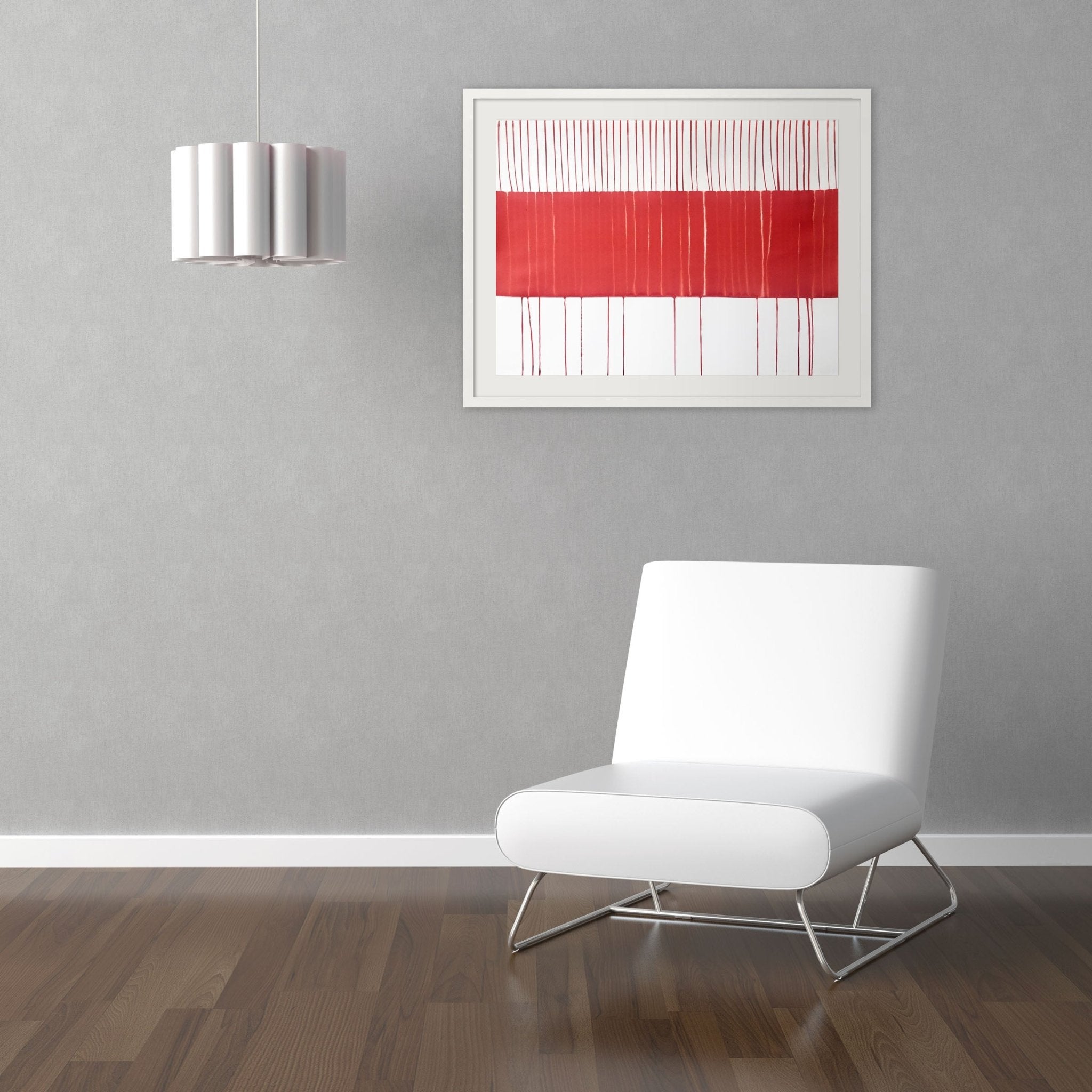 Rouge 20171 - Martin Reyna - Abstract Painting - Ideelart