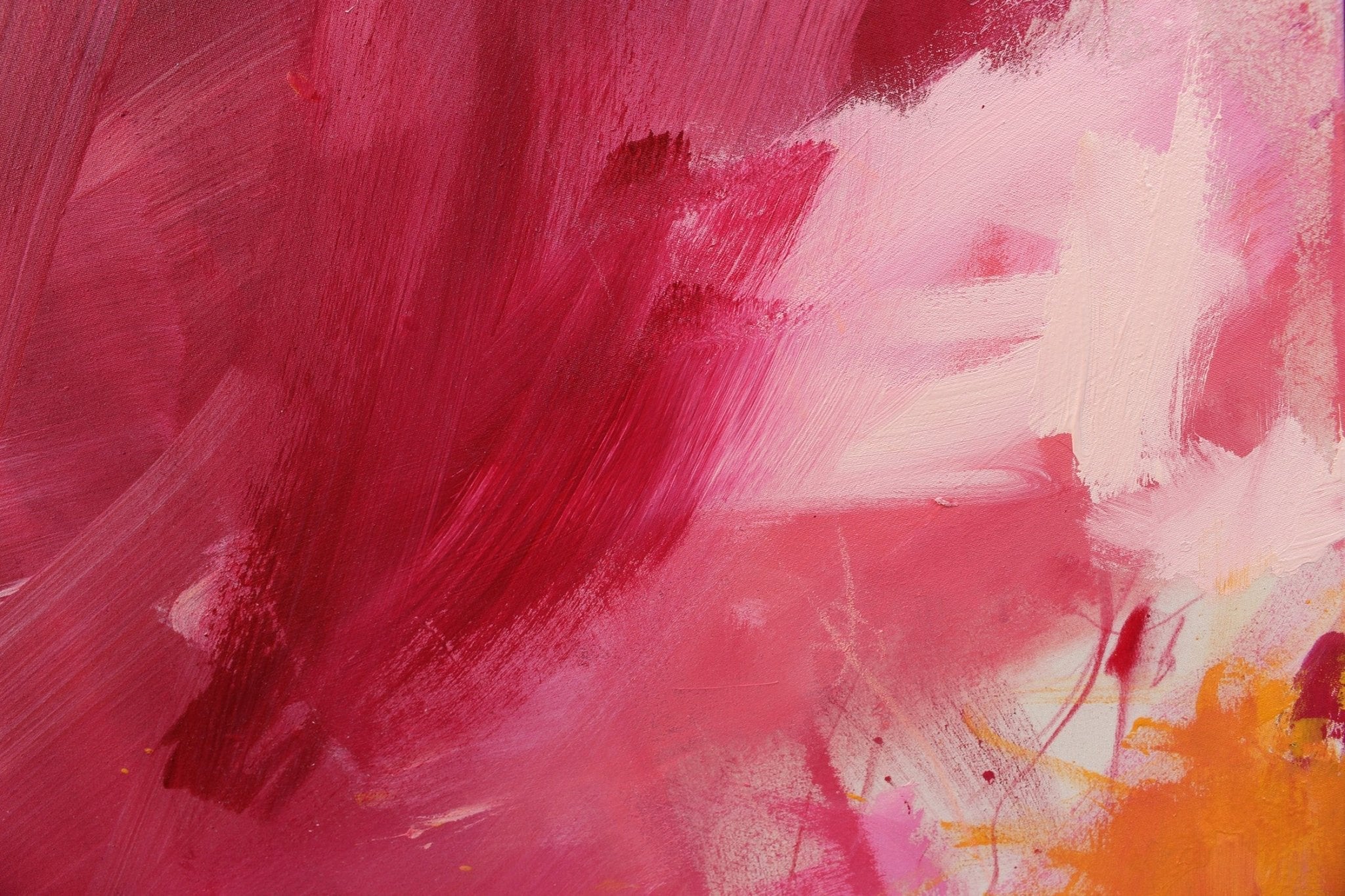 It's getting hot in here - Daniela Schweinsberg - Abstract Painting - Ideelart