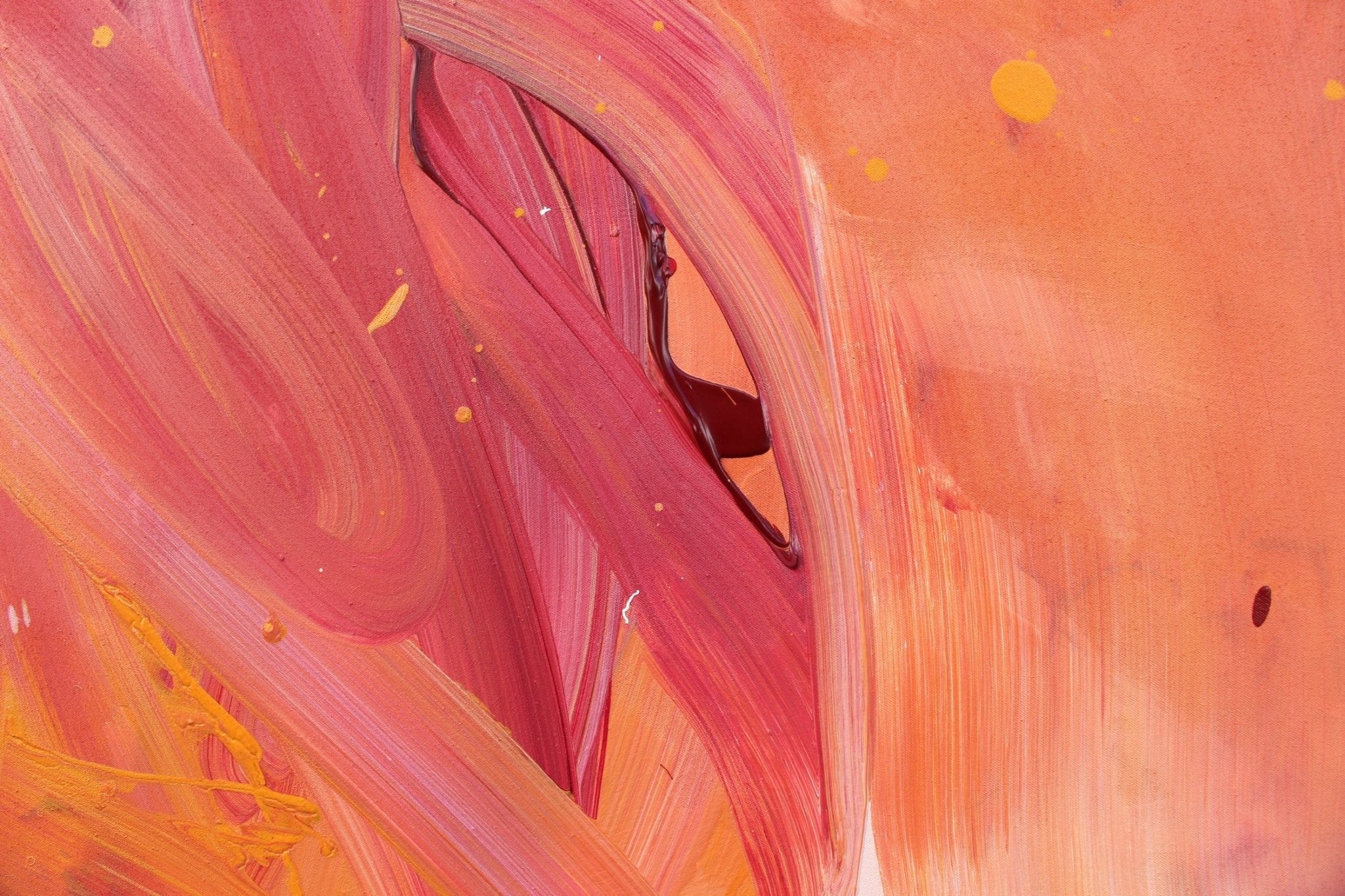 It's getting hot in here - Daniela Schweinsberg - Abstract Painting - Ideelart