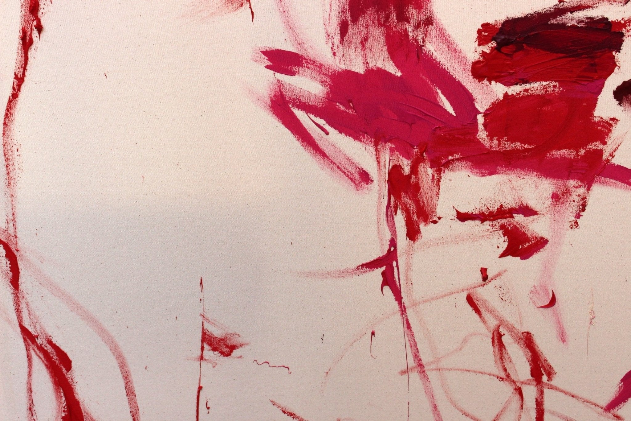 Getting high on red - Daniela Schweinsberg - Abstract Painting - Ideelart