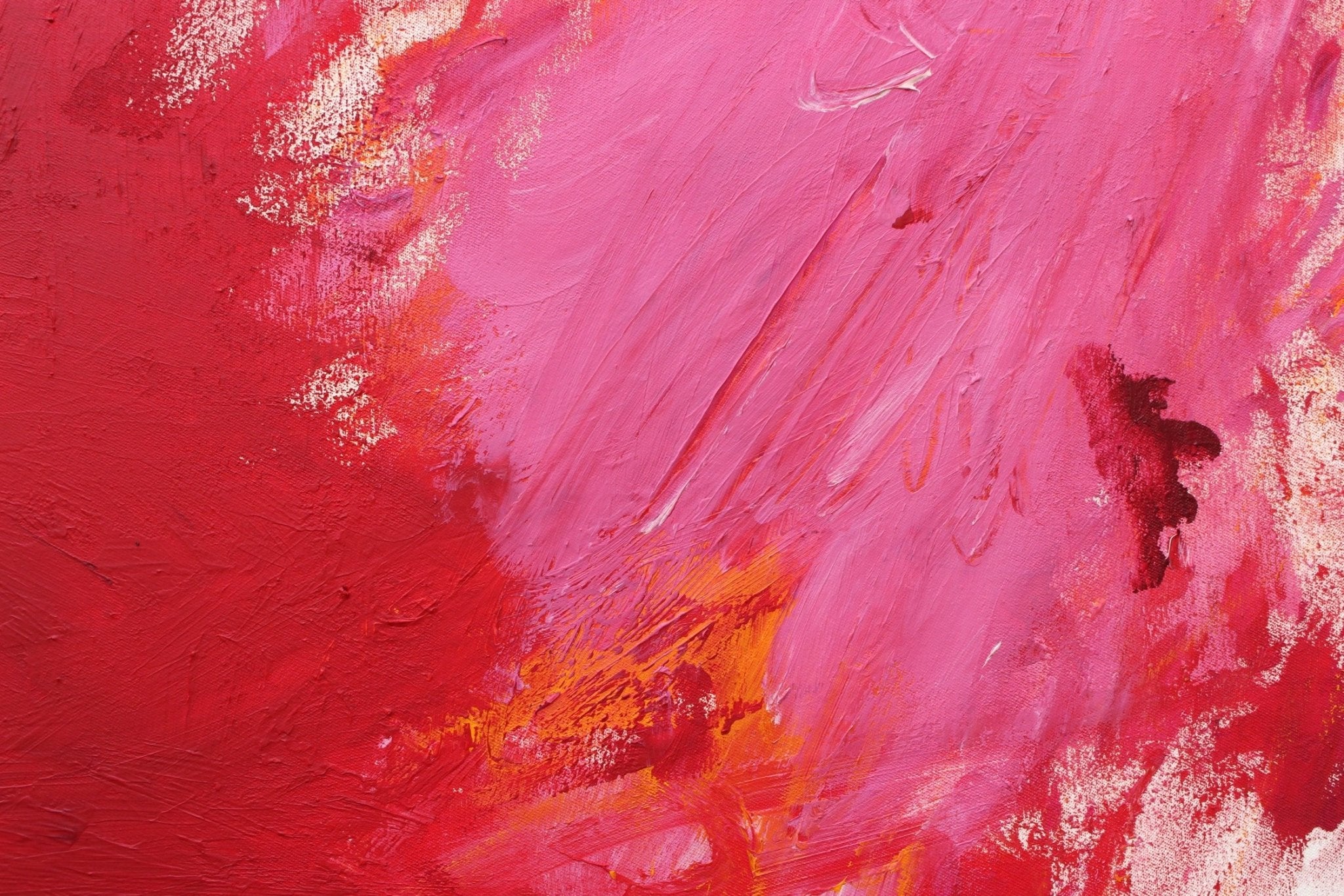 Getting high on red - Daniela Schweinsberg - Abstract Painting - Ideelart