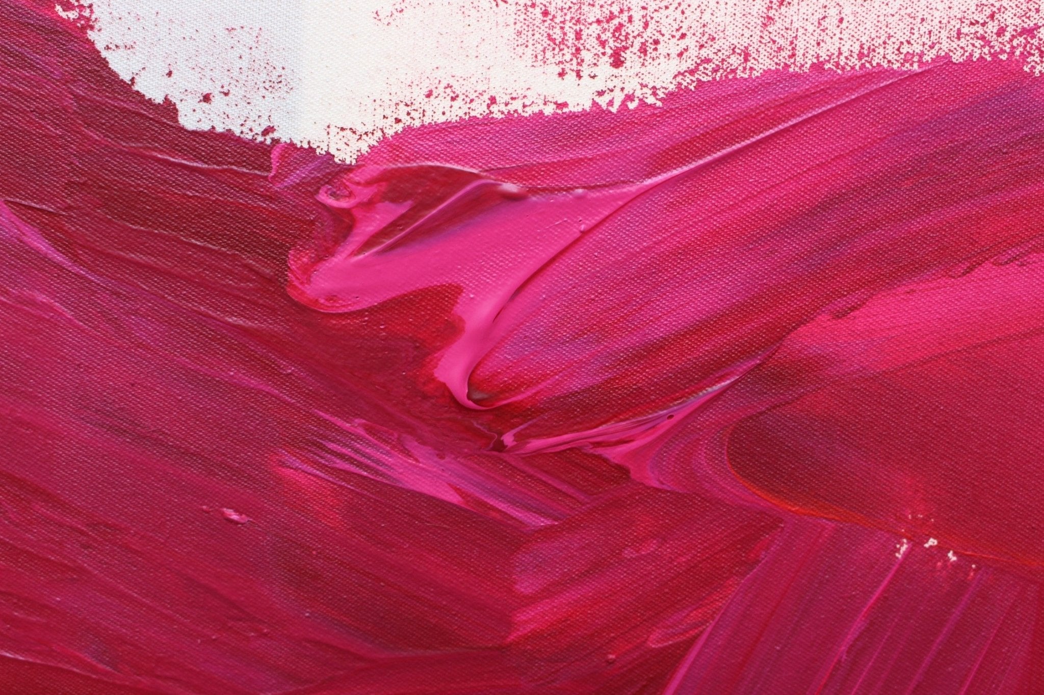 Getting high on red - Daniela Schweinsberg - Abstract Painting - Ideelart