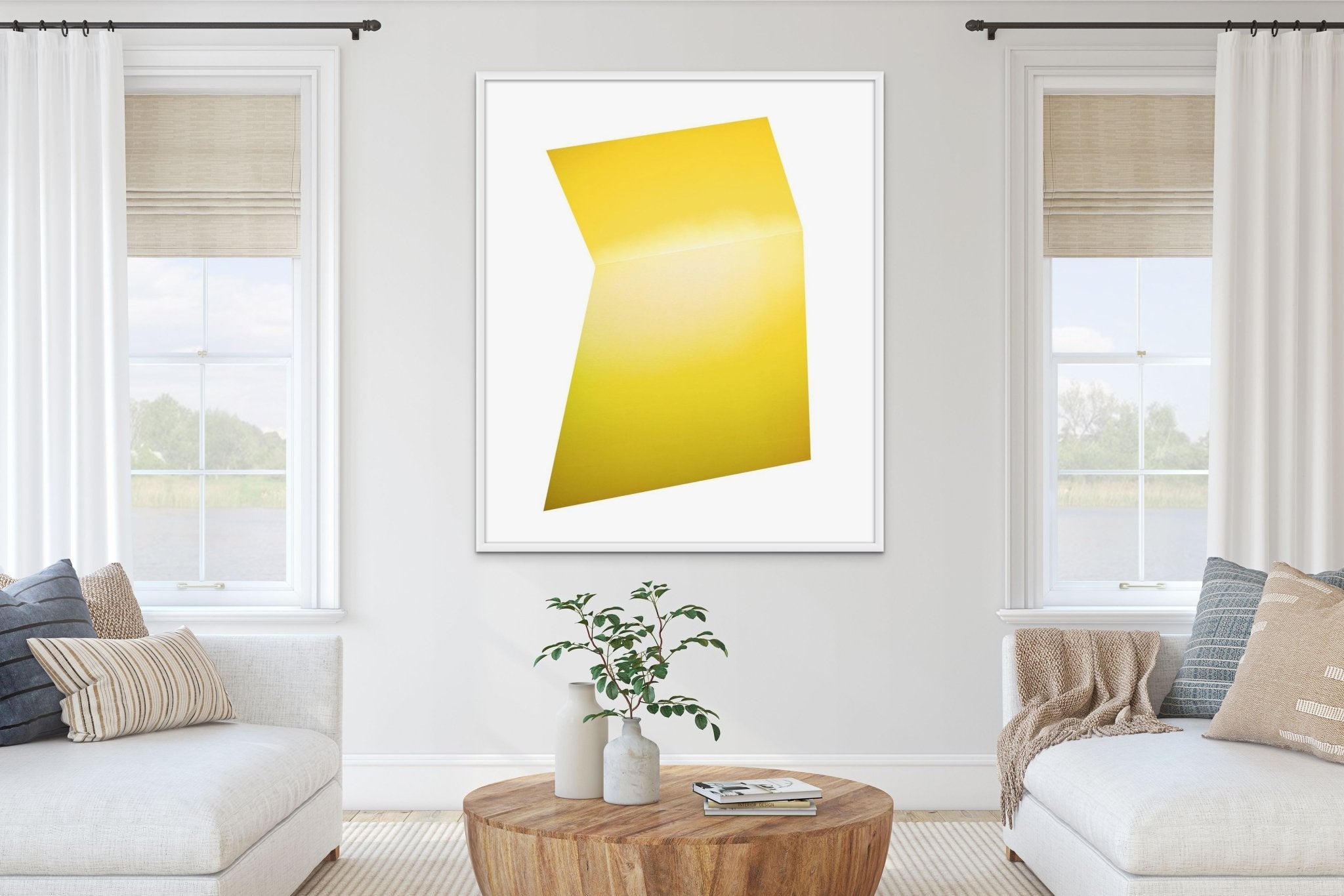 Color Kinesthesia 5B39 - Yellow - Anne Katrine Senstad - Abstract Photography - Ideelart