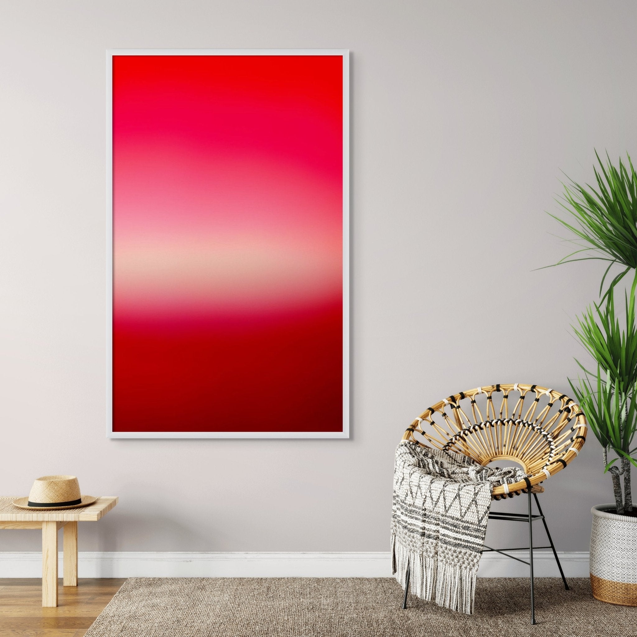 Cosmosis Collages 34A577BC no 126 Red - Anne Katrine Senstad - Abstract Photography - Ideelart