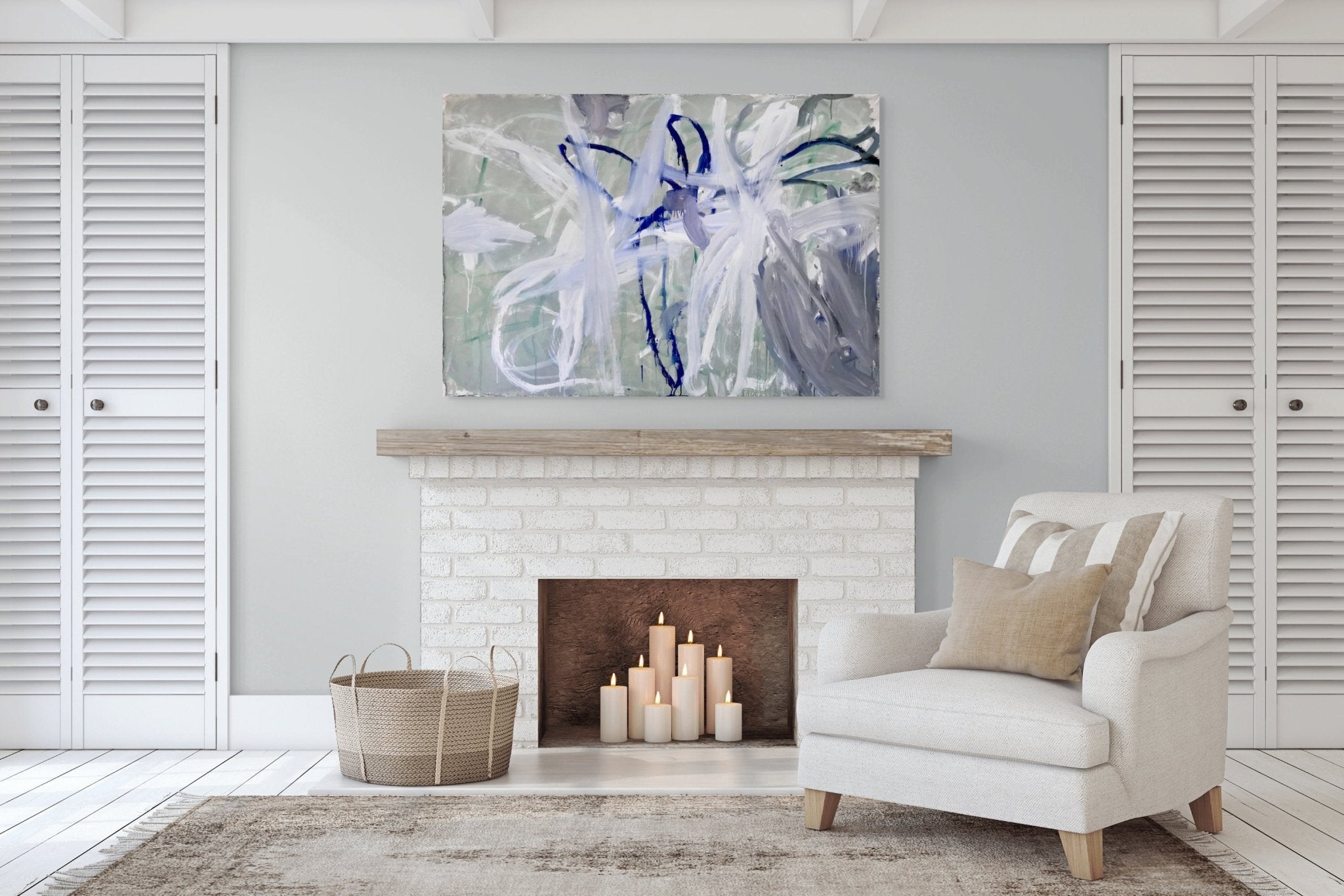 Ride a Horse and Get Away - Macha Poynder - Abstract Painting - Ideelart