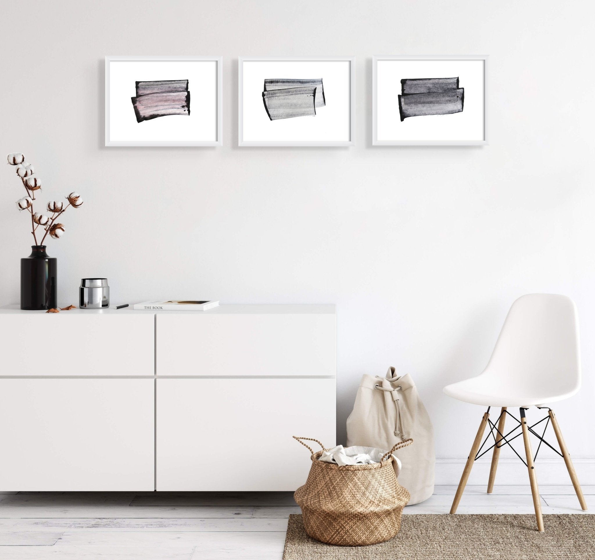 Winter Light 01 - Emma Godebska - Abstract Painting - Ideelart