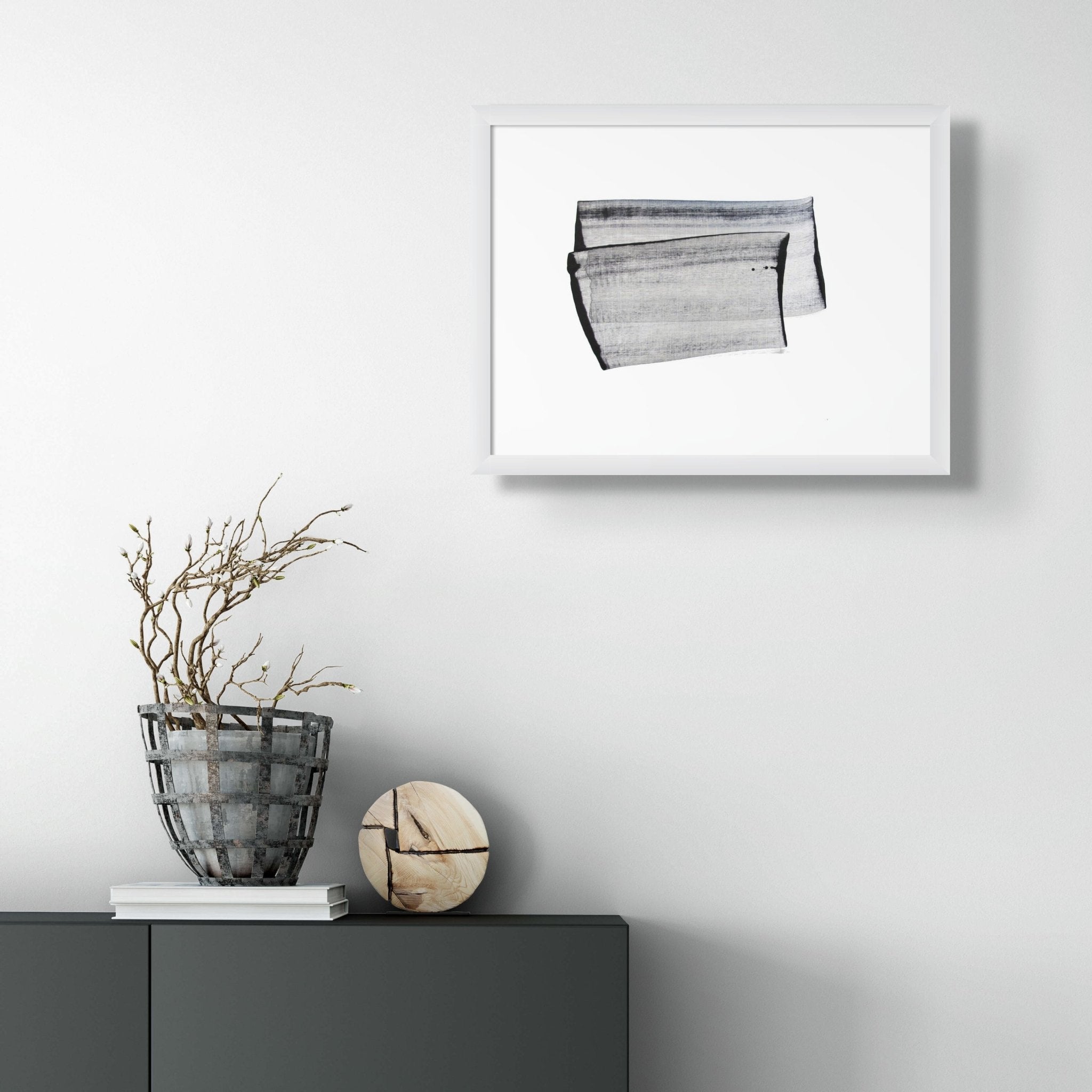 Winter Light 12 - Emma Godebska - Abstract Painting - Ideelart