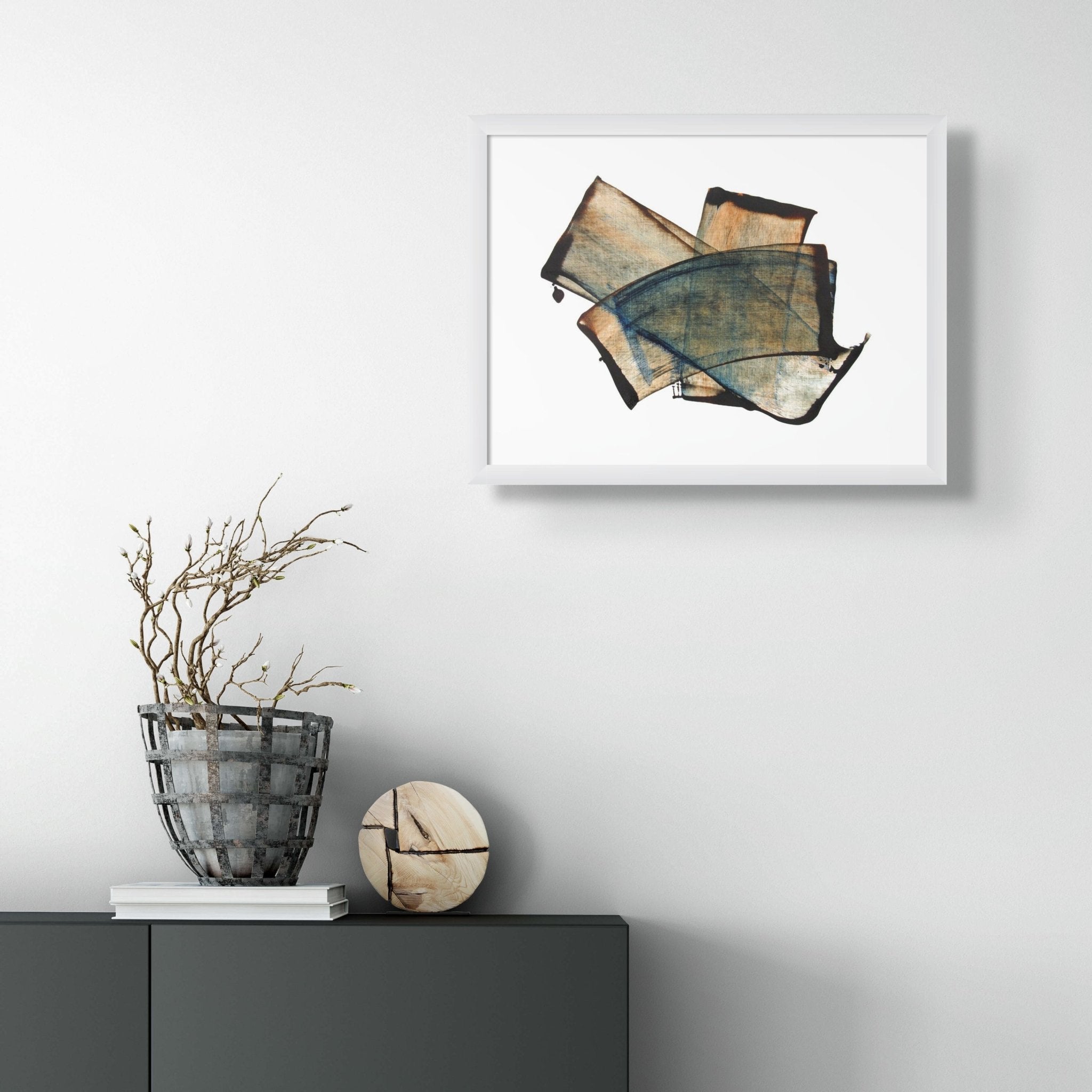 In Between 06 - Emma Godebska - Abstract Painting - Ideelart