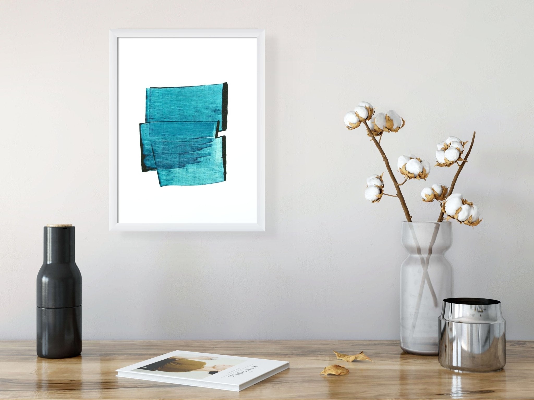 Clear Water 03 - Emma Godebska - Abstract Painting - Ideelart