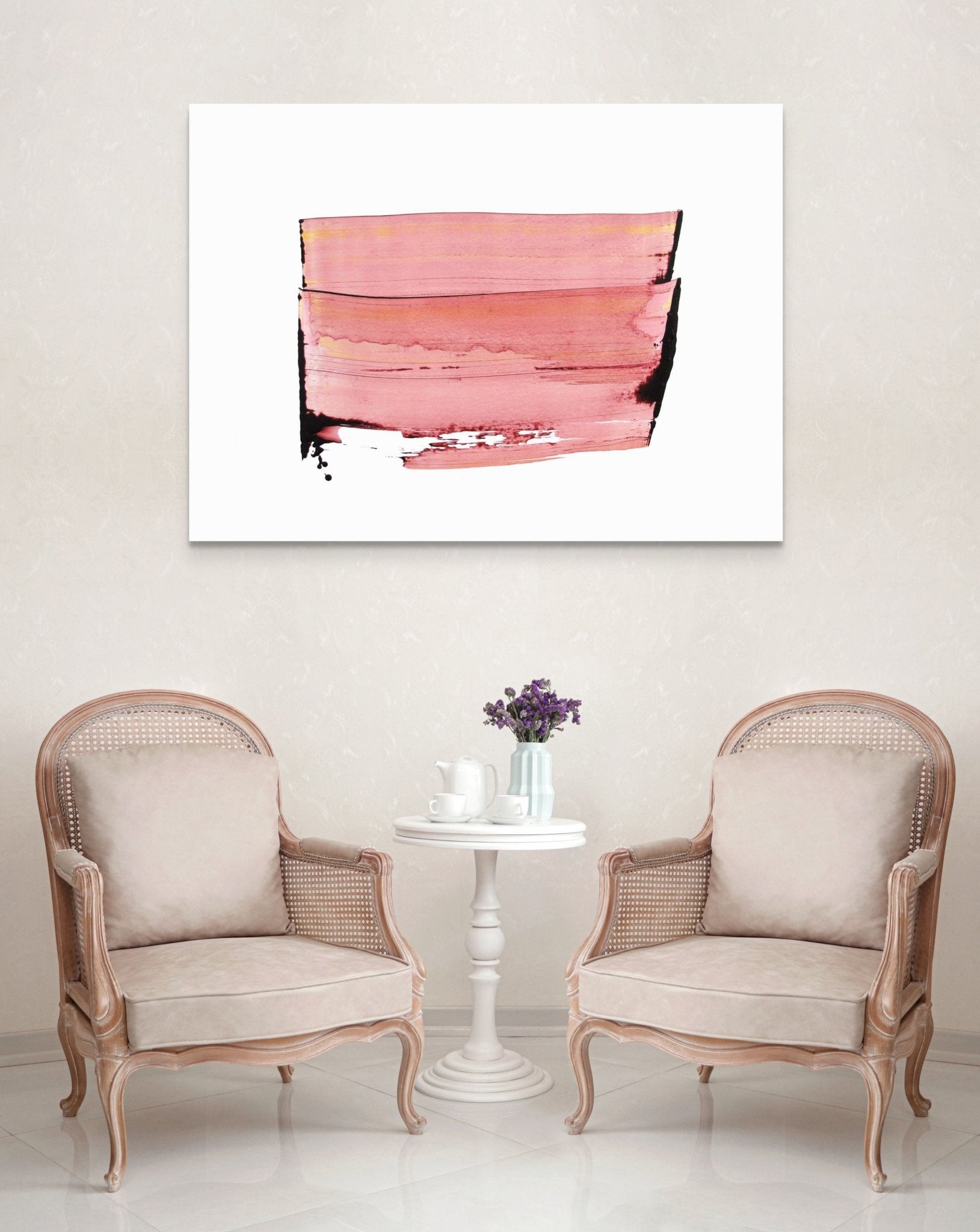 Memento (Soft Warmth) - Emma Godebska - Abstract Painting - Ideelart