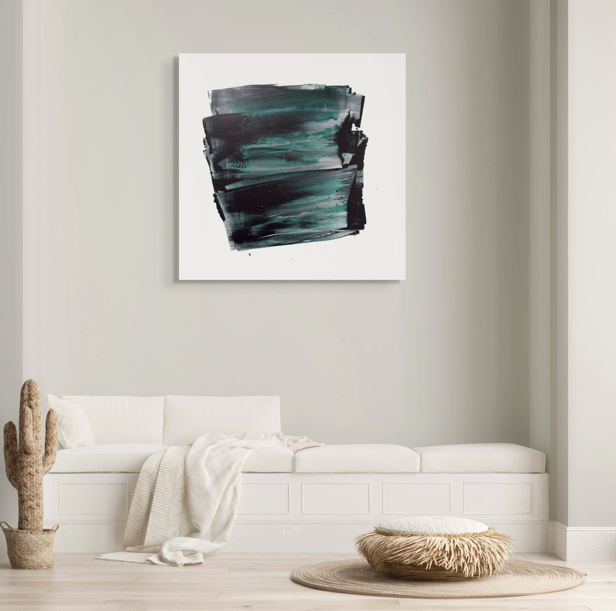 Land - Emma Godebska - Abstract Painting - Ideelart