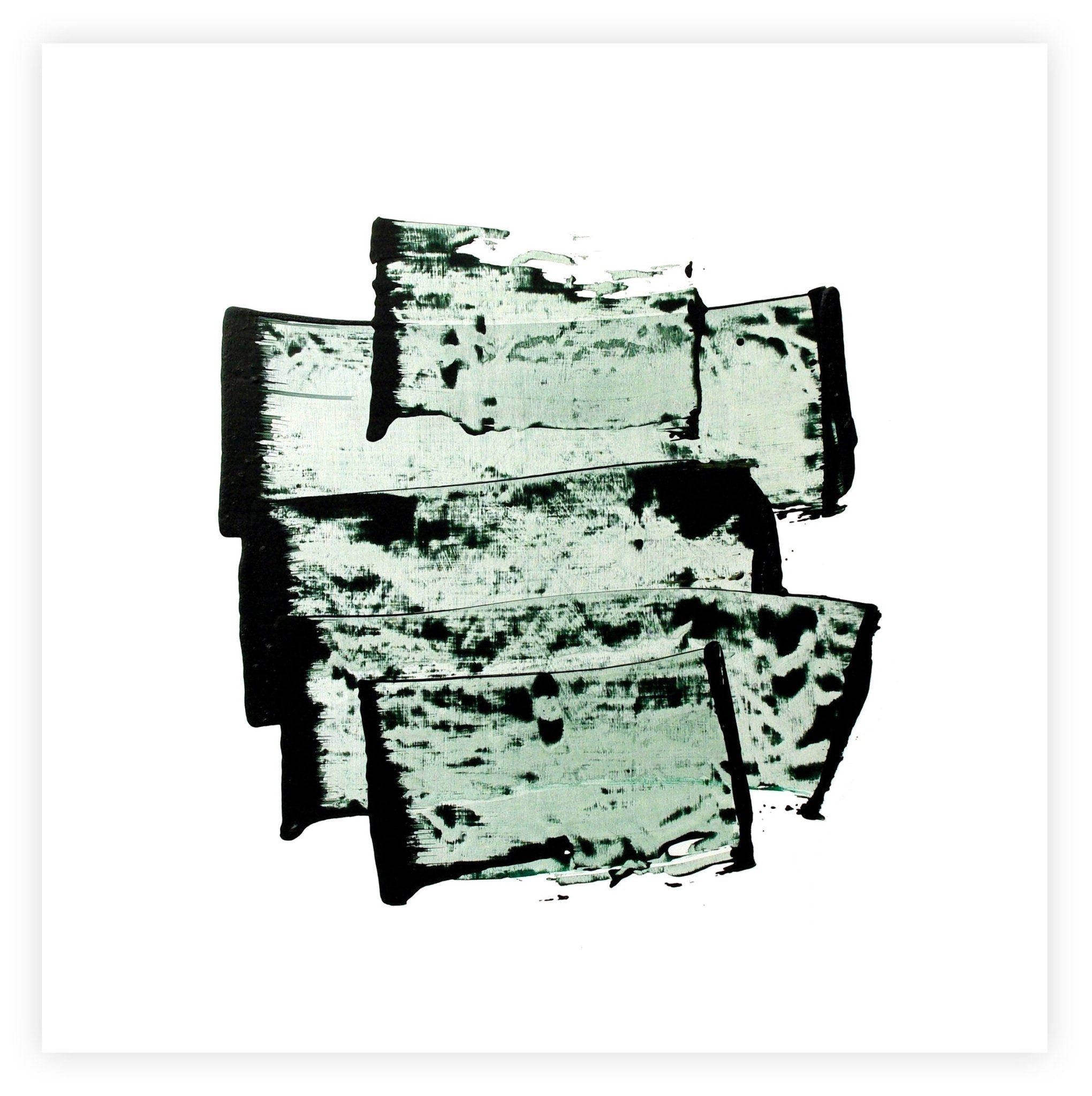 Equinox Green 03 - Emma Godebska - Abstract Painting - Ideelart