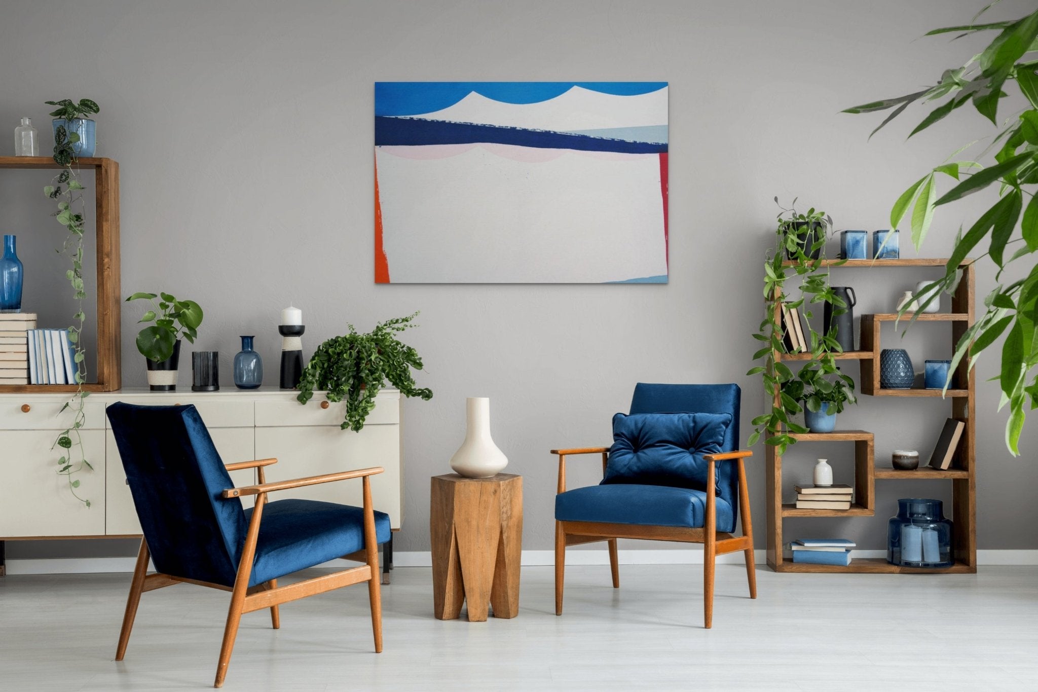 A L'Horizon 02 - Guillaume Moschini - Abstract Painting - Ideelart