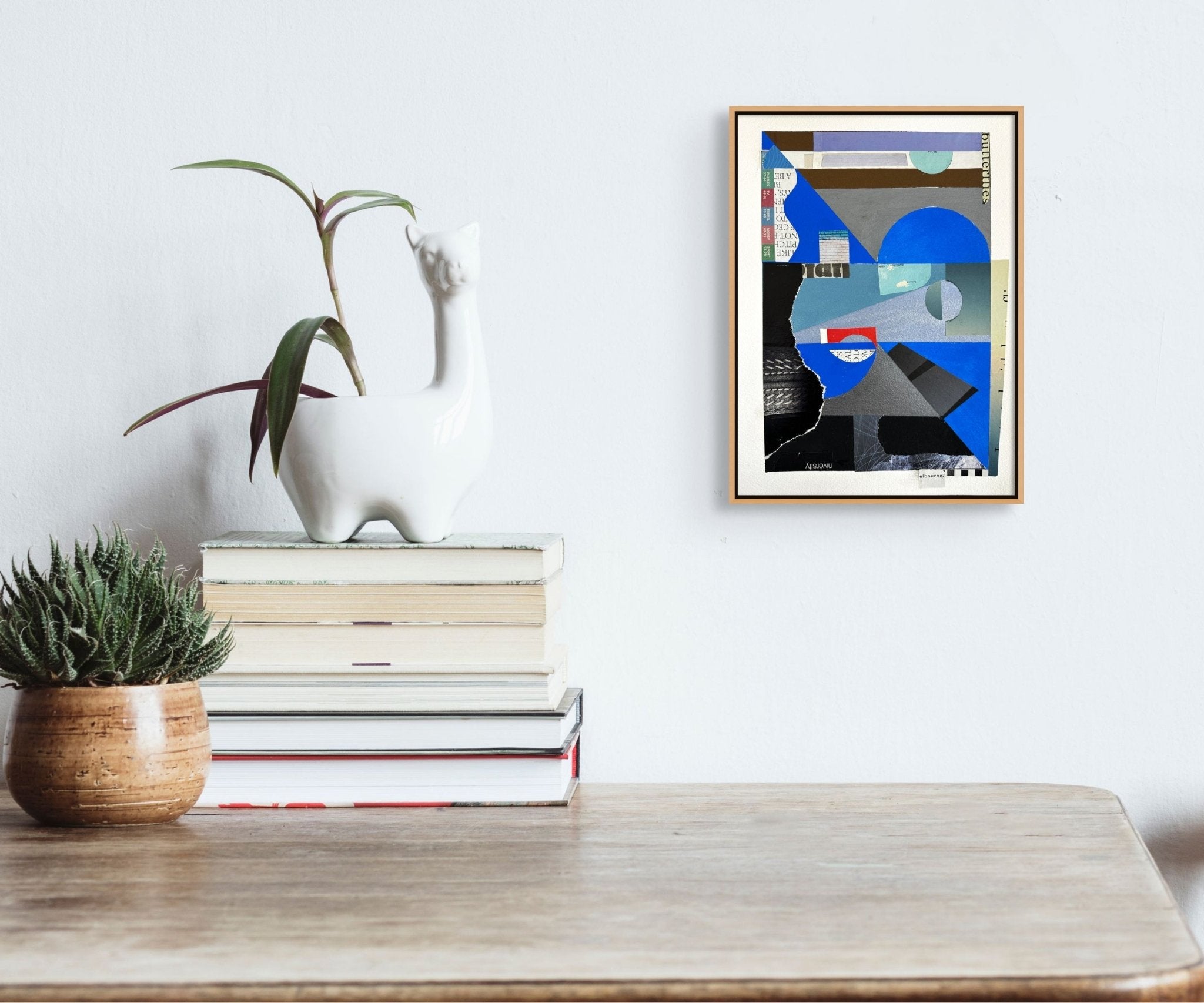 Blue Moon No.37 - Jeremy Annear - Abstract Painting - Ideelart