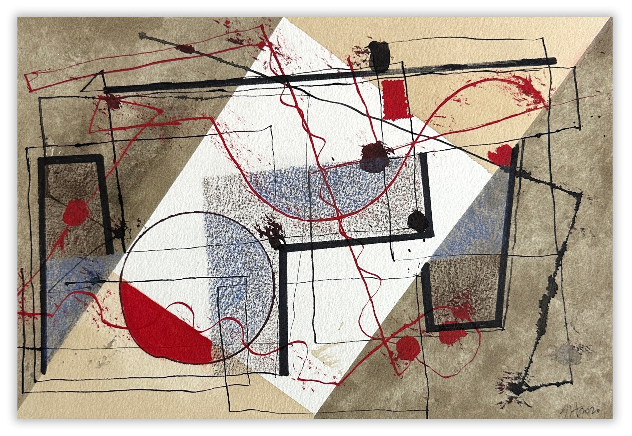 Metrographic II No.8 - Jeremy Annear - Abstract Painting - Ideelart