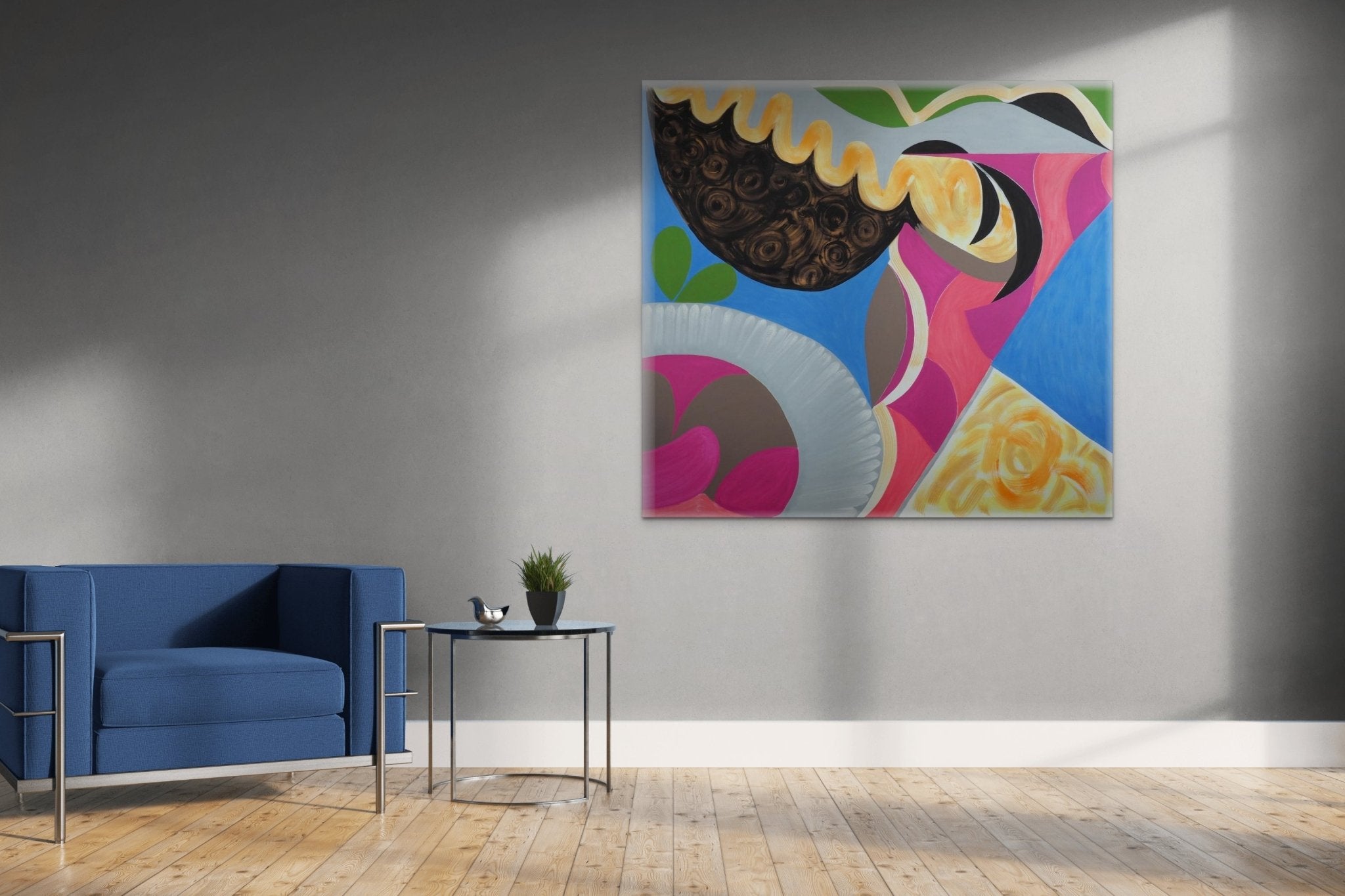 Confluence - Still Life 1 - Jessica Snow - Abstract Painting - Ideelart