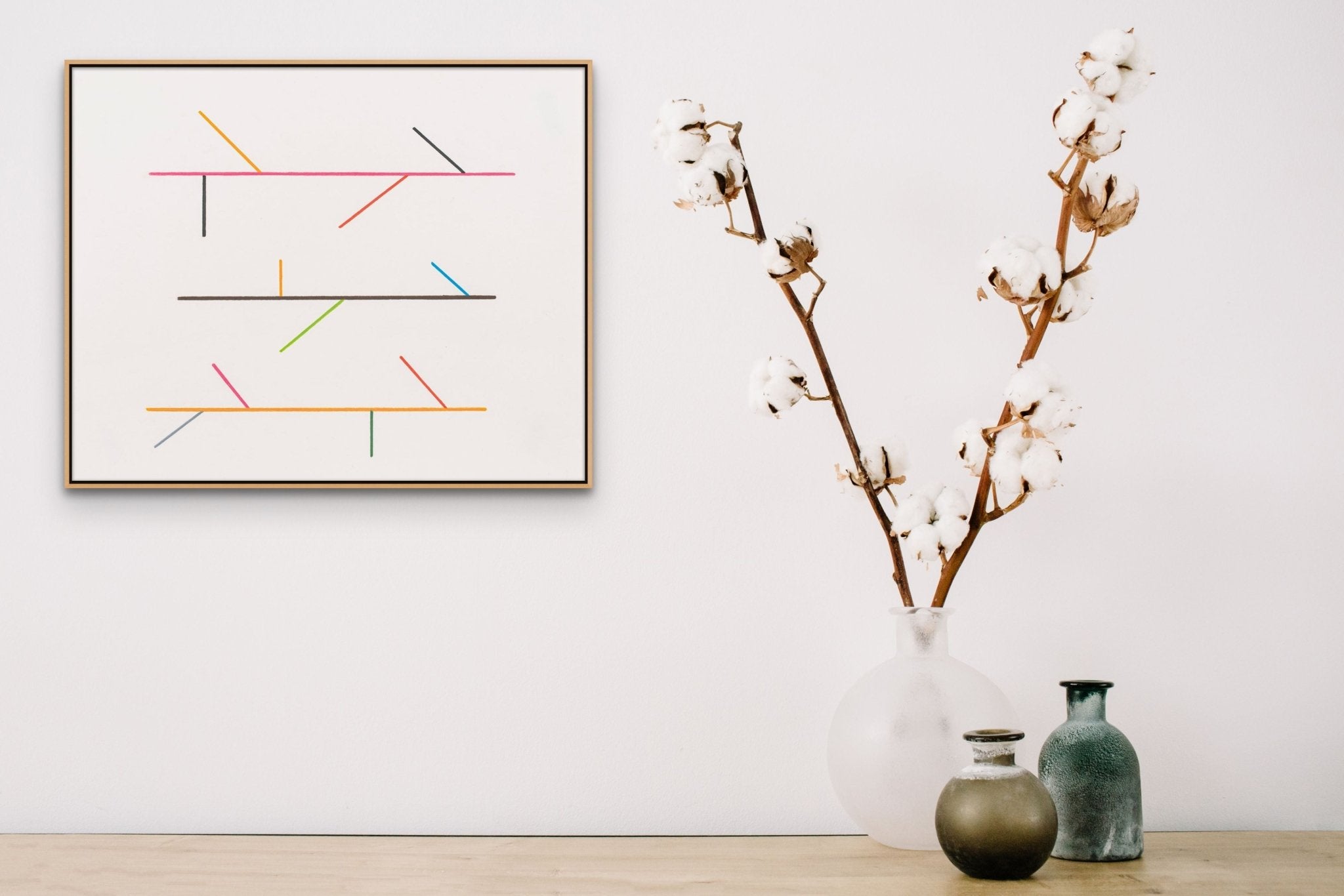 Diagram Drawing 9 - Tom McGlynn - Abstract Painting - Ideelart