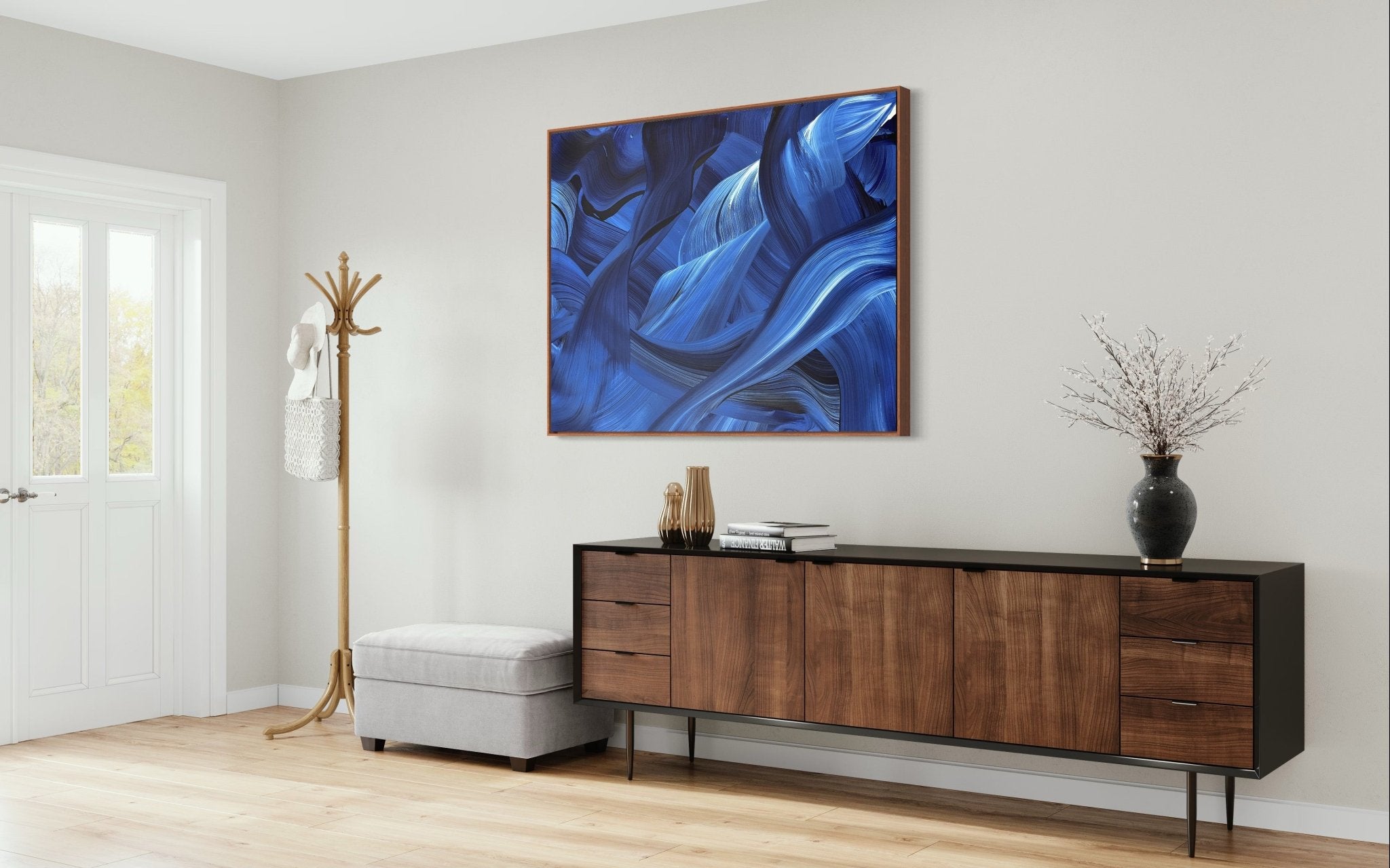 And the prow of its foams - Nikolaos Schizas - Abstract Painting - Ideelart