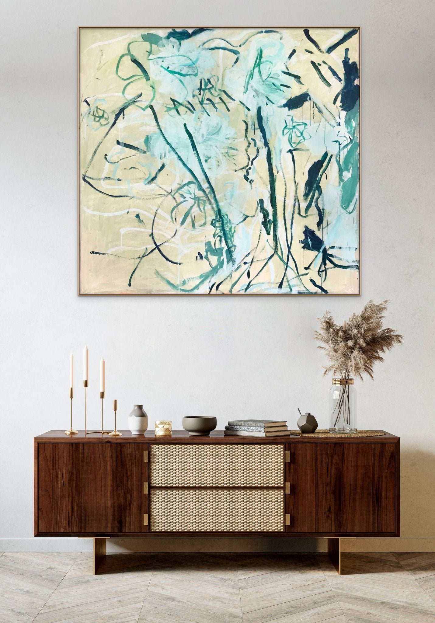 In Spite of All the Damage - Macha Poynder - Abstract Painting - Ideelart