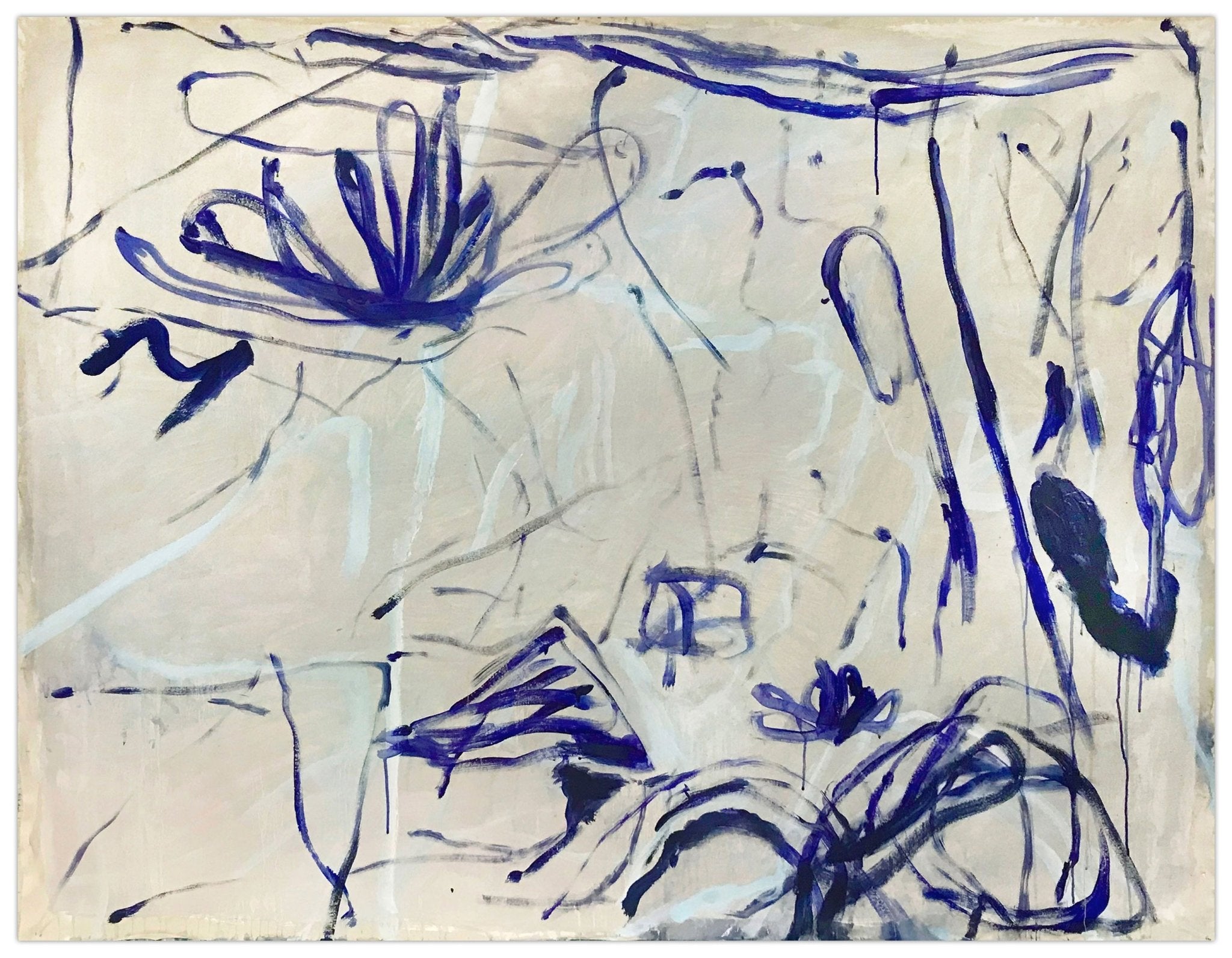 Perhaps the Desert Dust and Cosmos Will Align, Yovonne Said - Macha Poynder - Abstract Painting - Ideelart