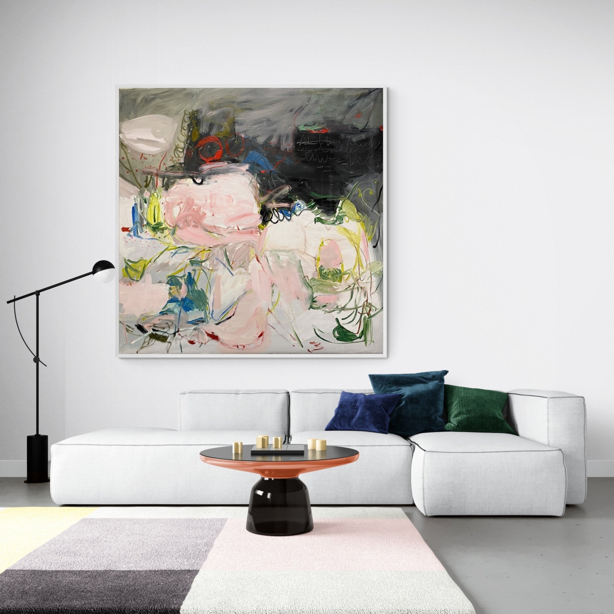 The Light and the Heavy - Petra Schott - Abstract Painting - Ideelart