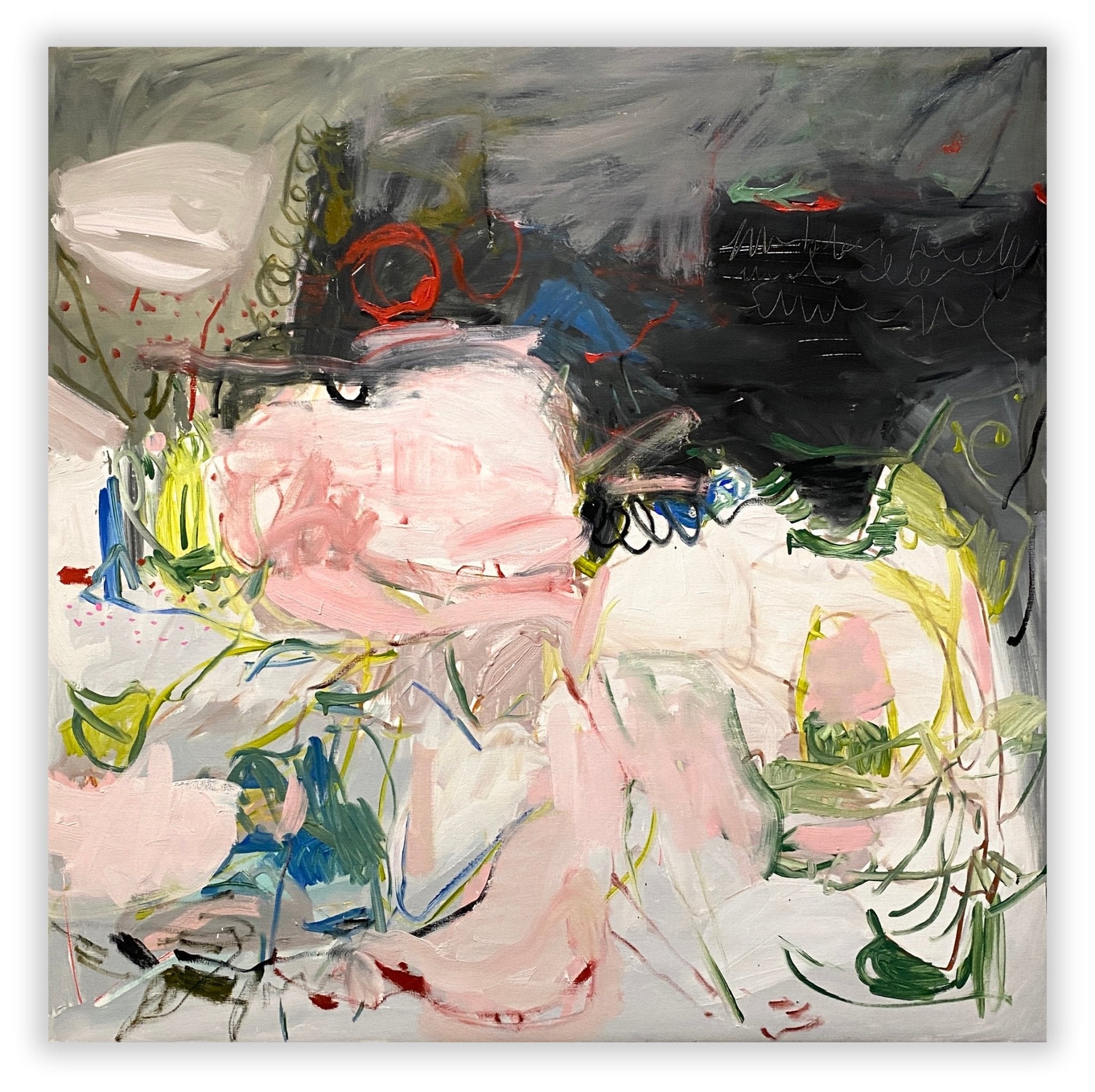 The Light and the Heavy - Petra Schott - Abstract Painting - Ideelart