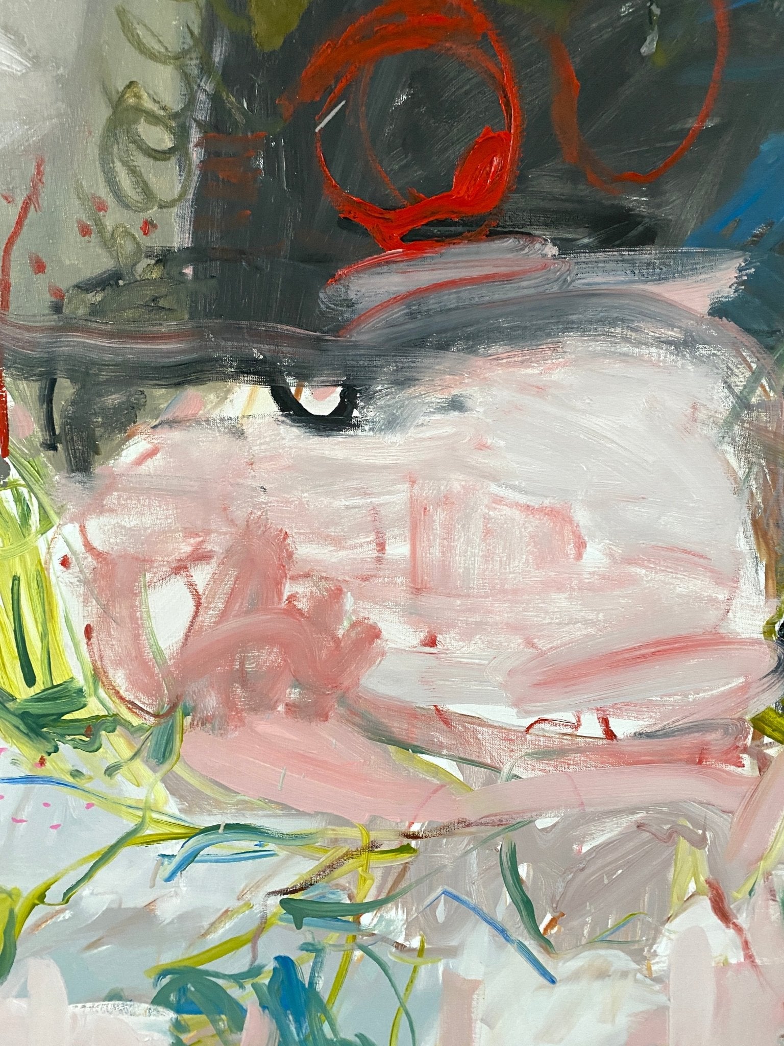 The Light and the Heavy - Petra Schott - Abstract Painting - Ideelart