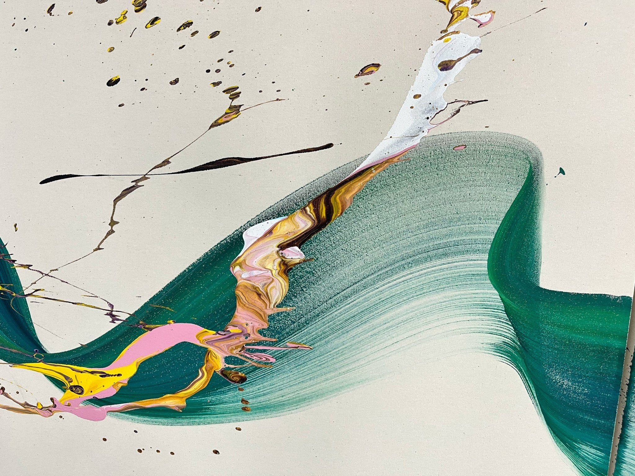 Together (Triptych) - Nikolaos Schizas - Abstract Painting - Ideelart