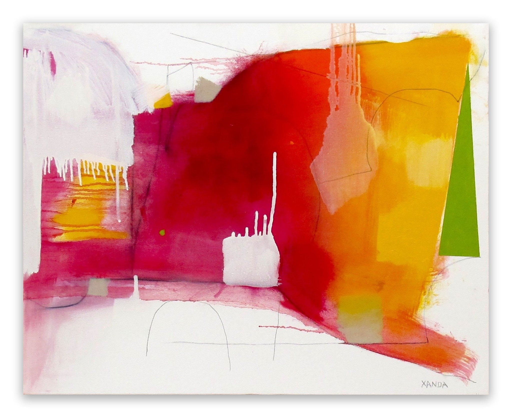 On Being Noted - Xanda McCagg - Abstract Painting - Ideelart