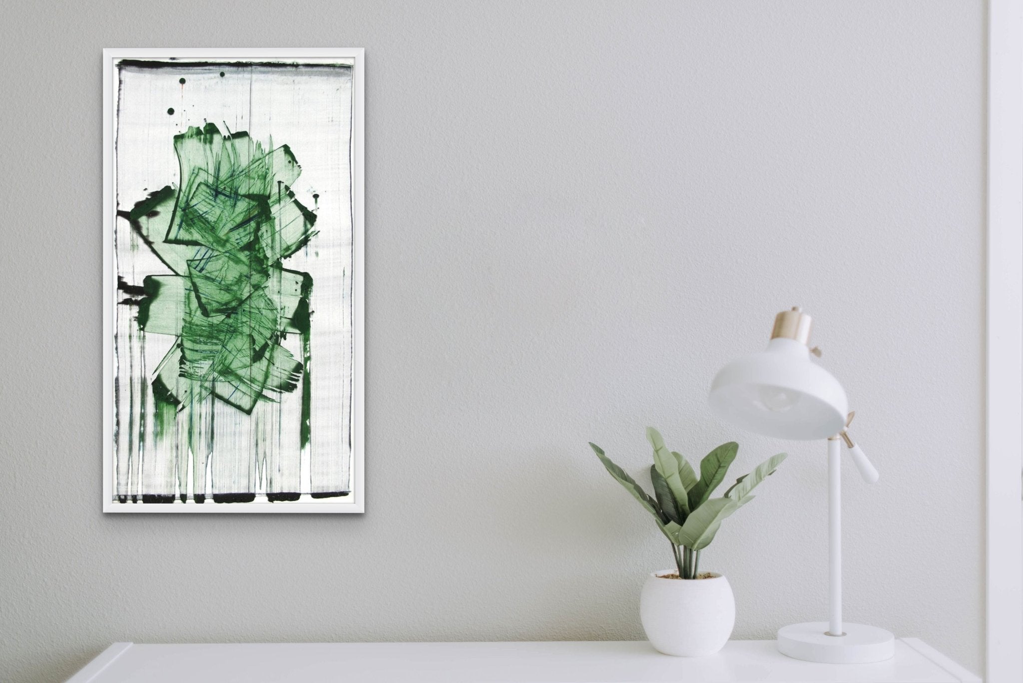 Mad green 10 - Emma Godebska - Abstract Painting - Ideelart