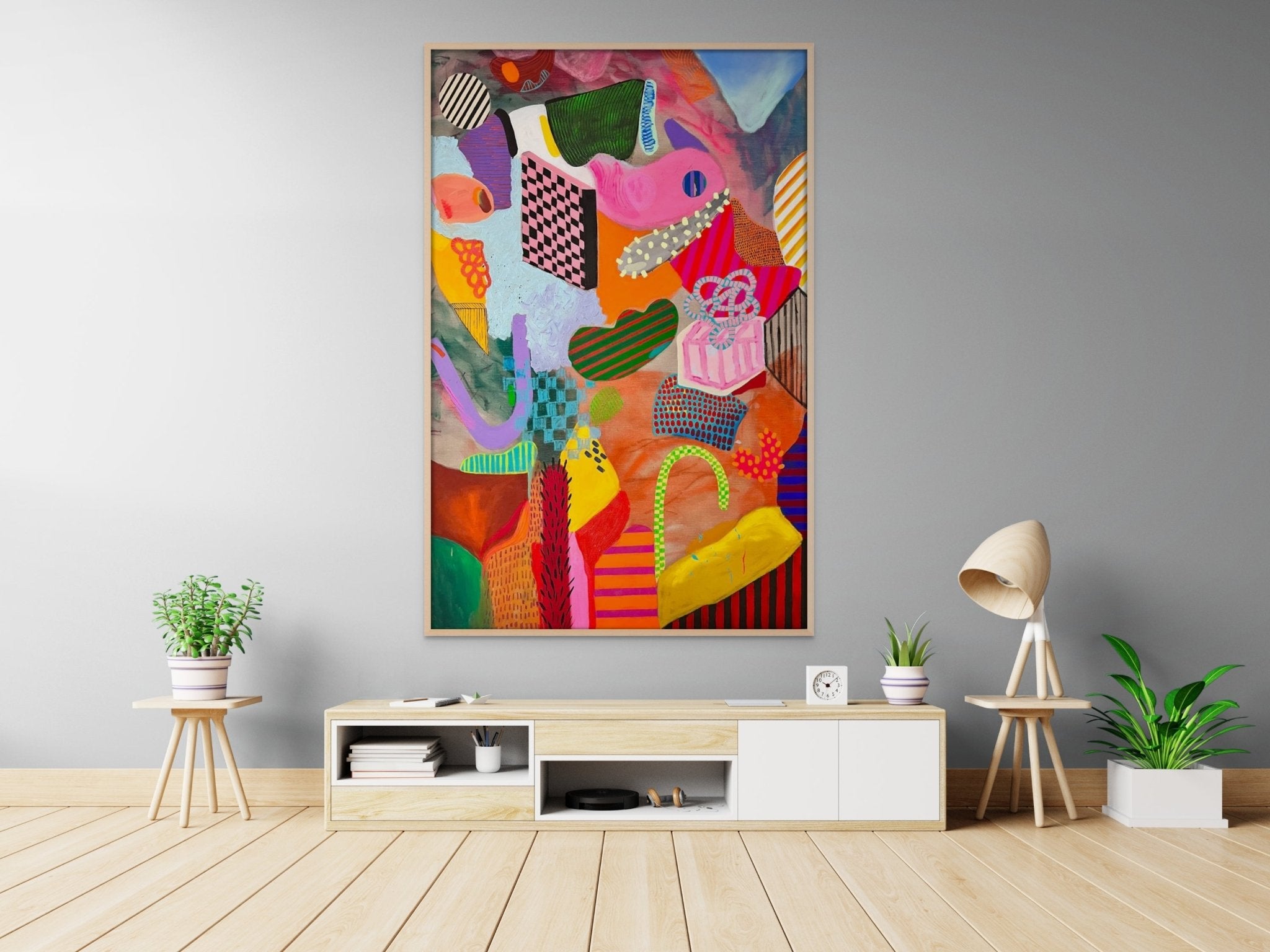 Playful Garden I - Daniela Marin - Abstract Painting - Ideelart